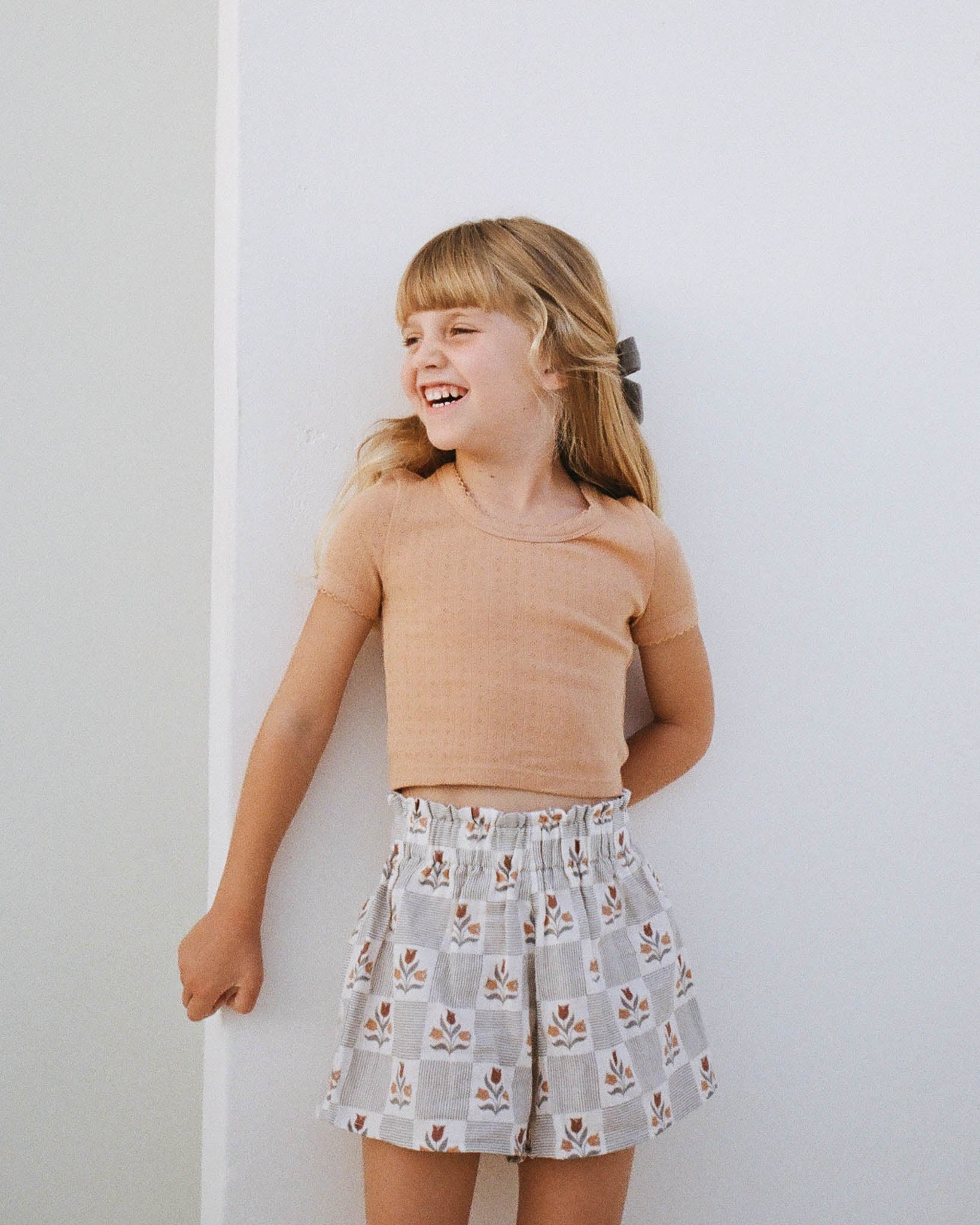 T-shirt Pointelle || Pamplemousse