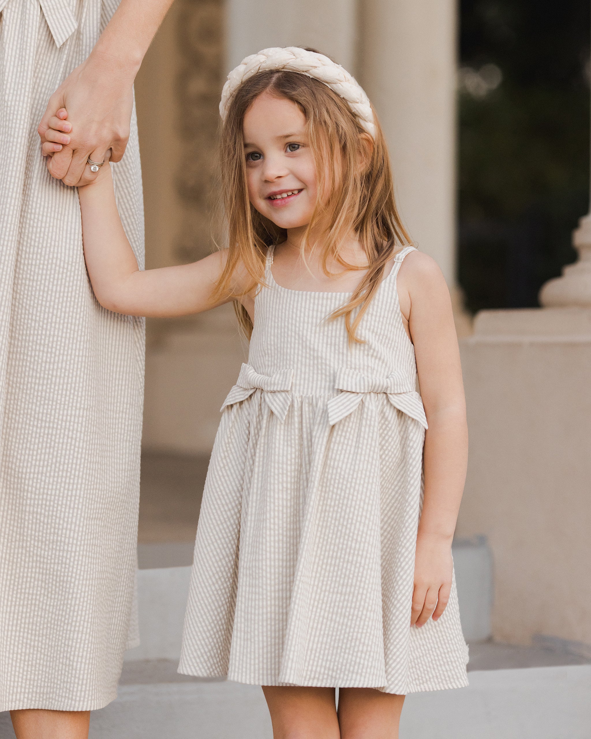 Robe Betsy | Rayures sauge
