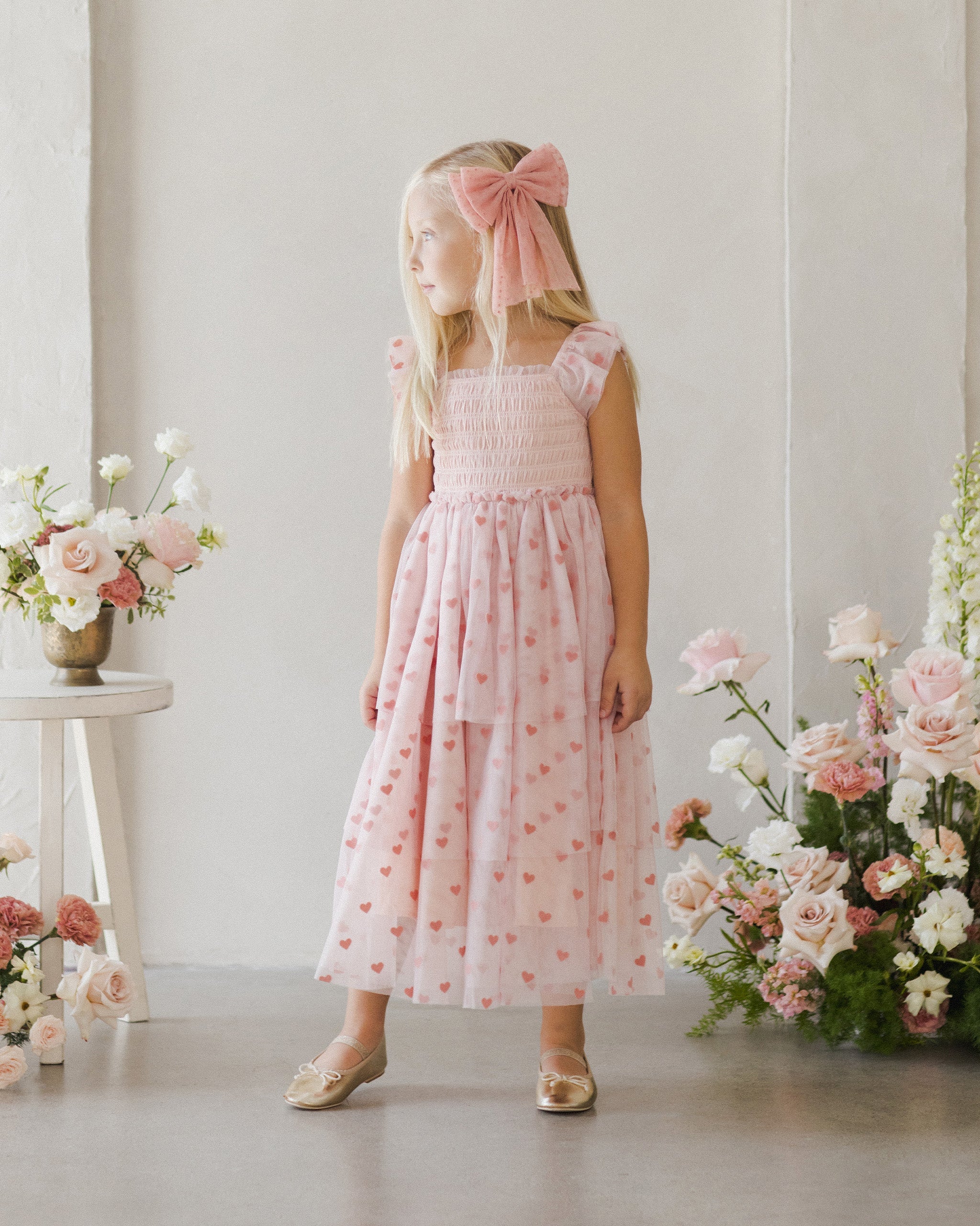 Robe Valentina | Coeurs Bubblegum