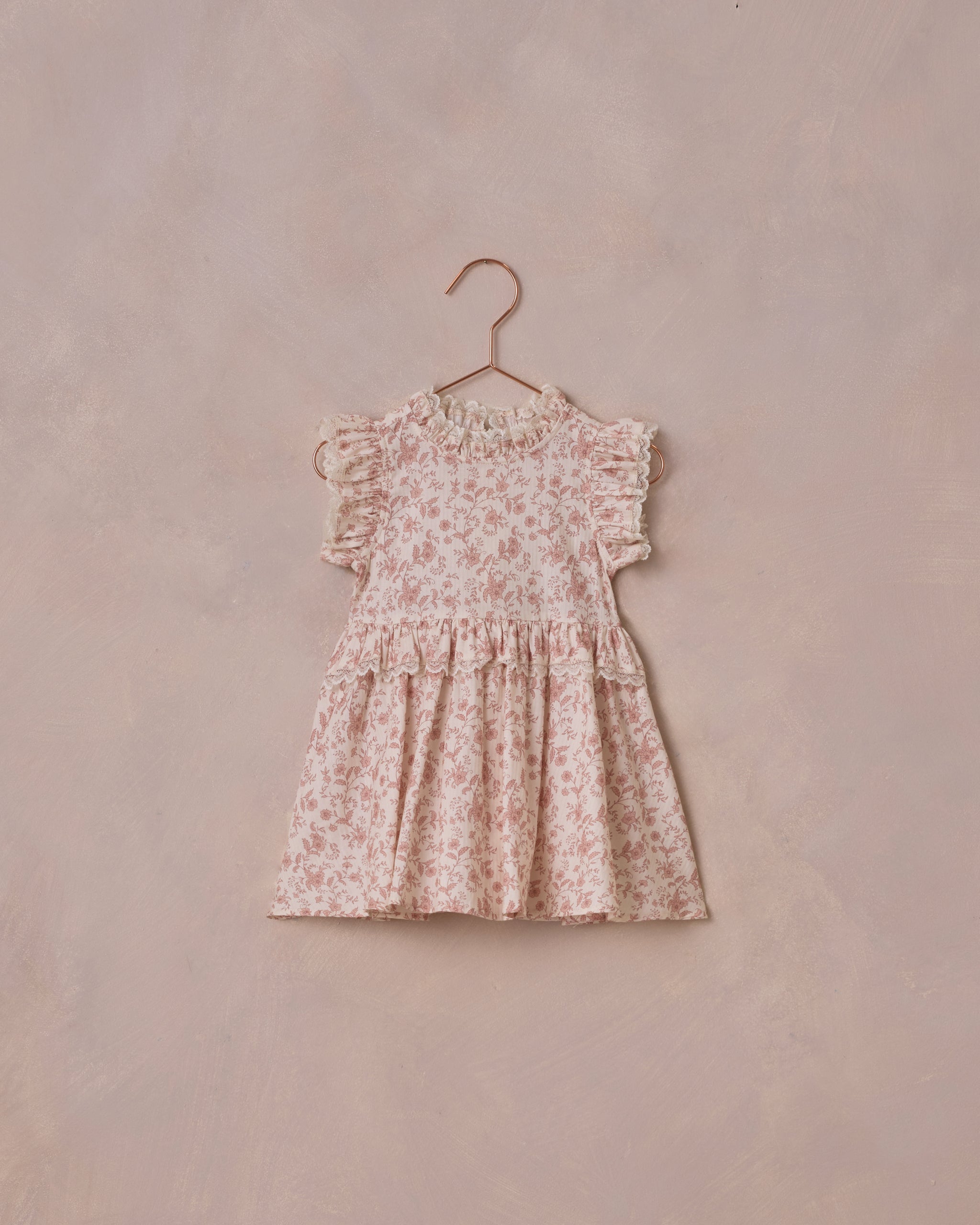 Robe Alice | Toile rose
