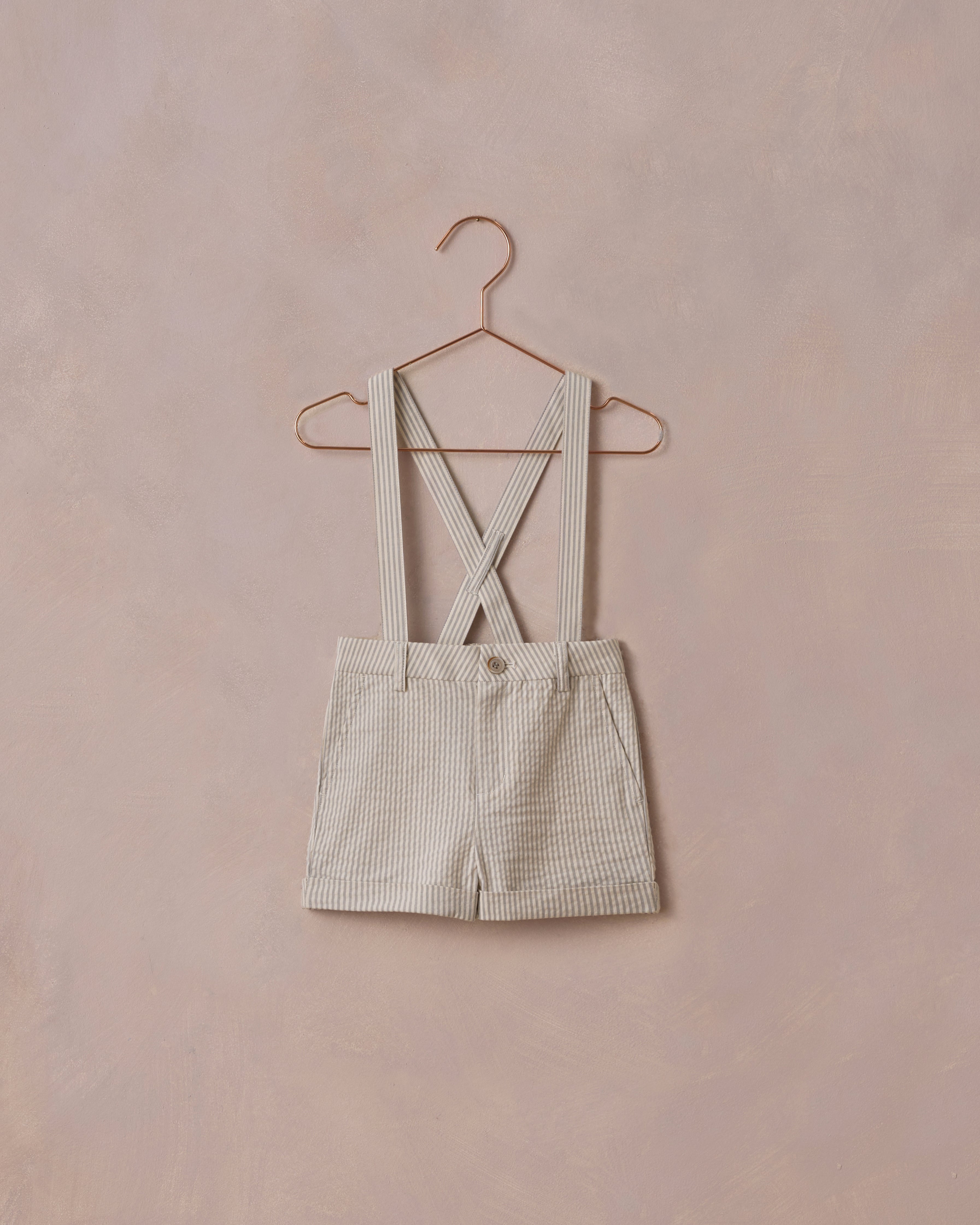Suspender Short | Sage Stripe