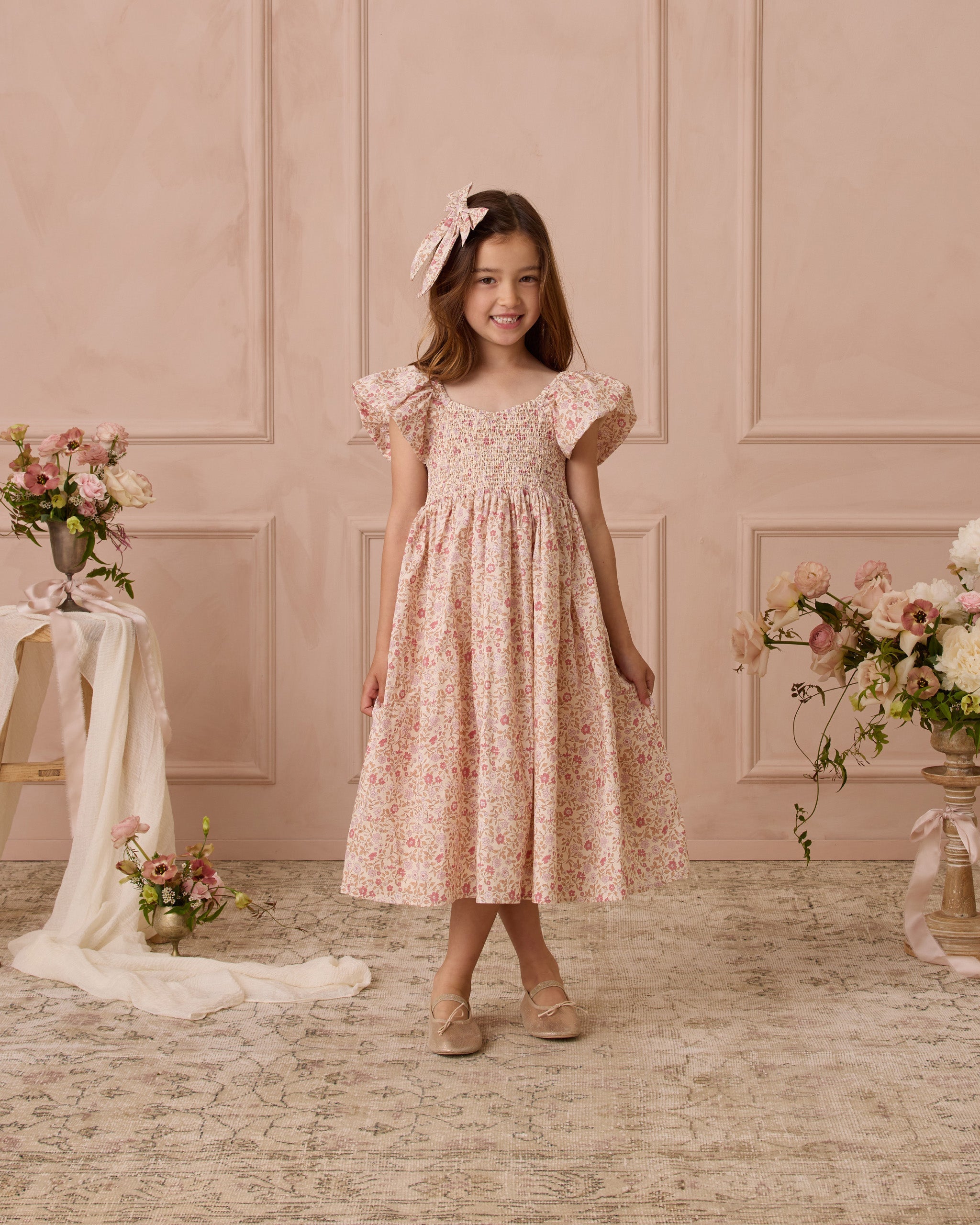 Robe noisette || Jardin blush