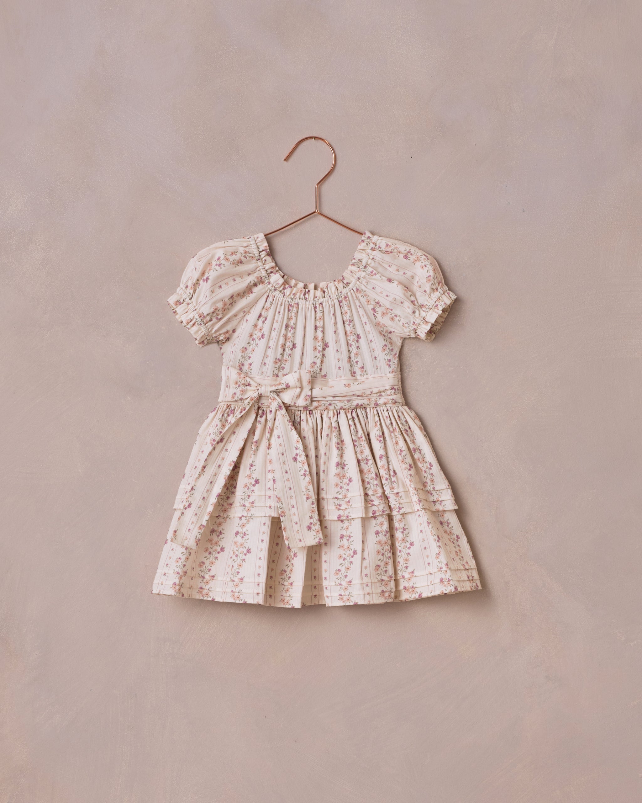 Robe Annette | Rayures florales