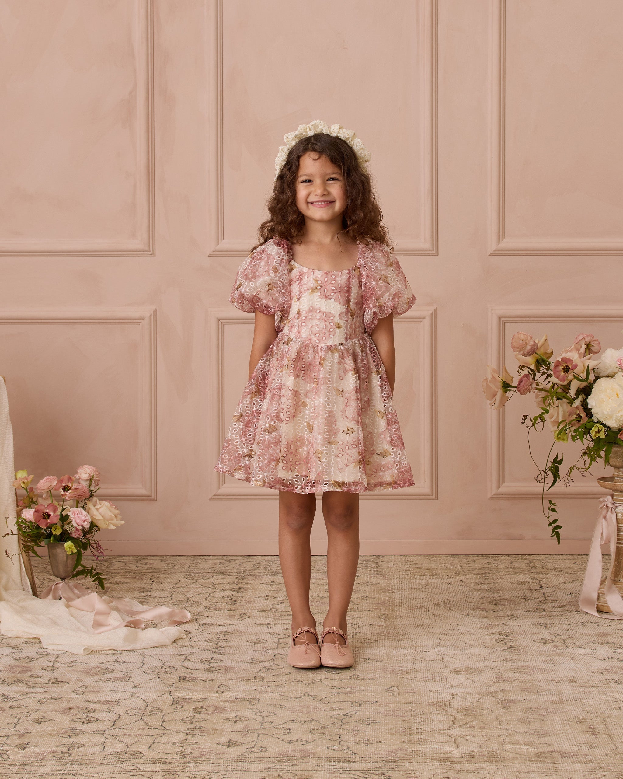 Robe Nina | Pivoines roses