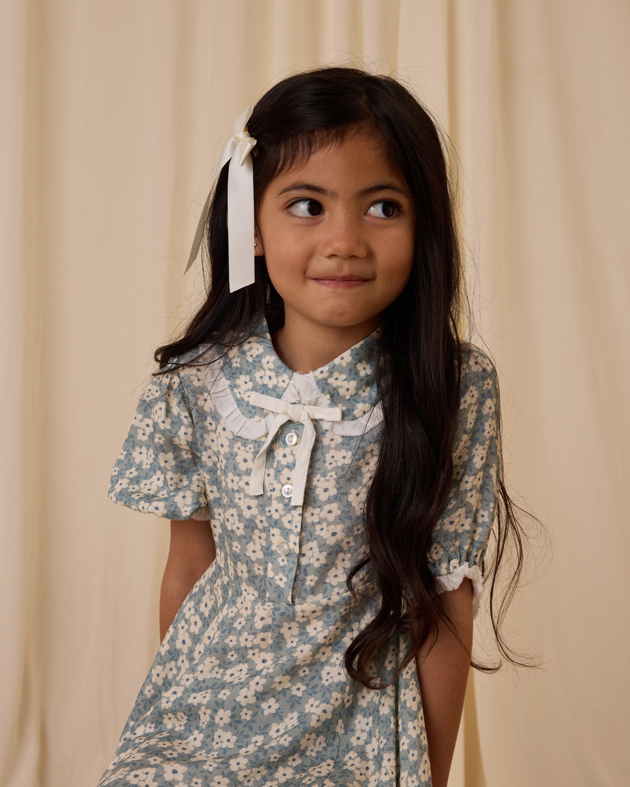 Robe Sara | Aqua Ditsy