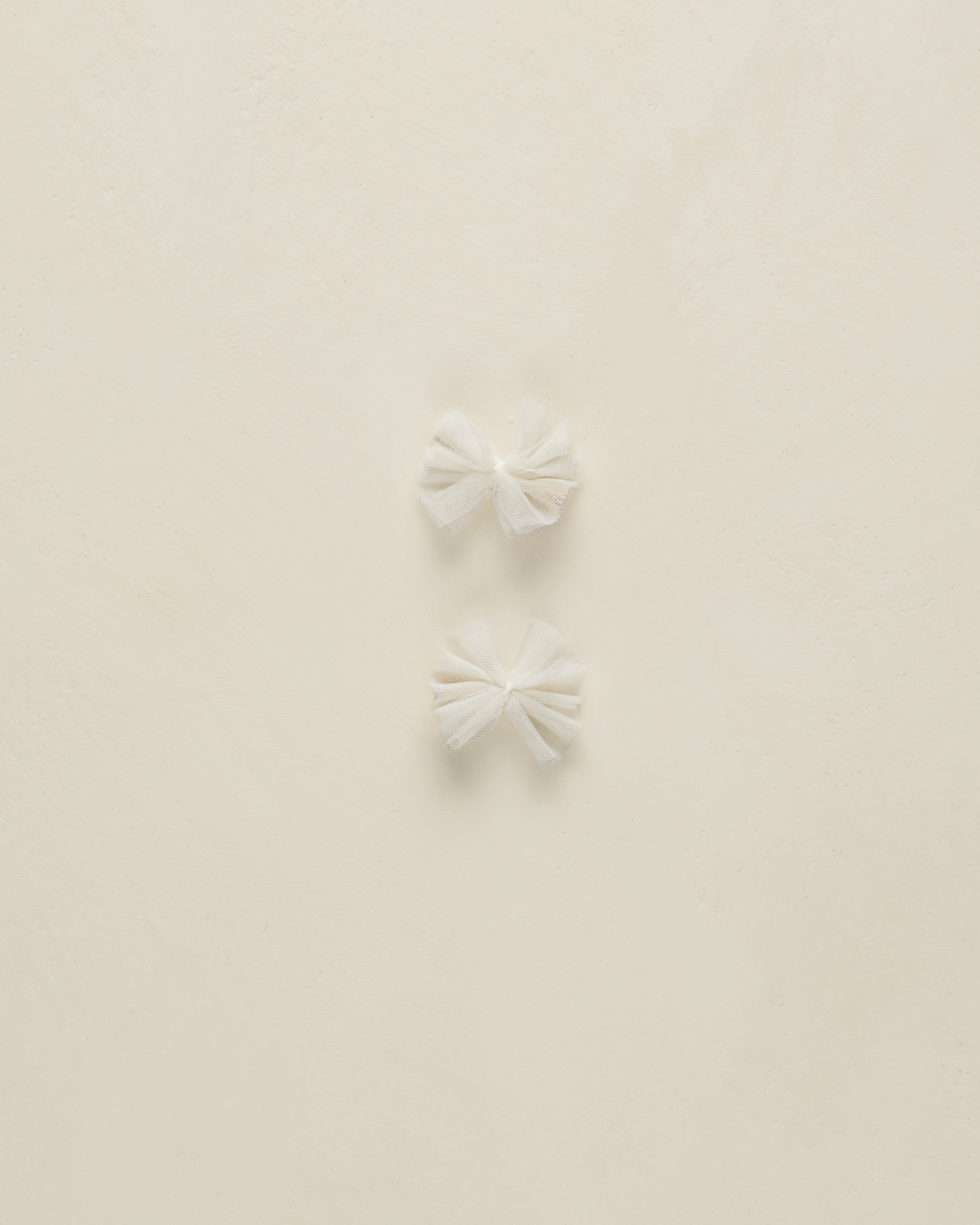 Flutter Tulle Clip || Ivory
