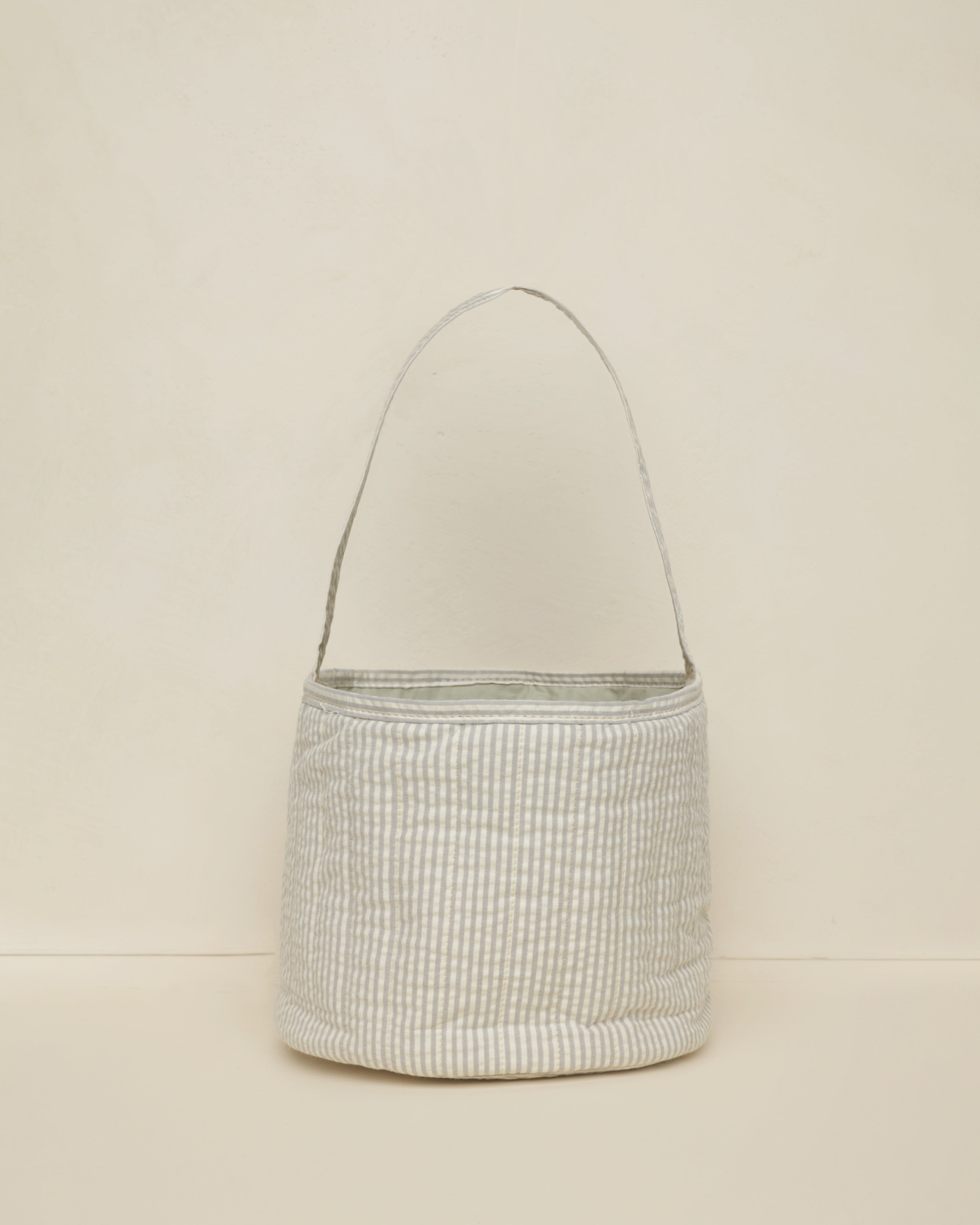 Panier de Pâques || Rayures sauge