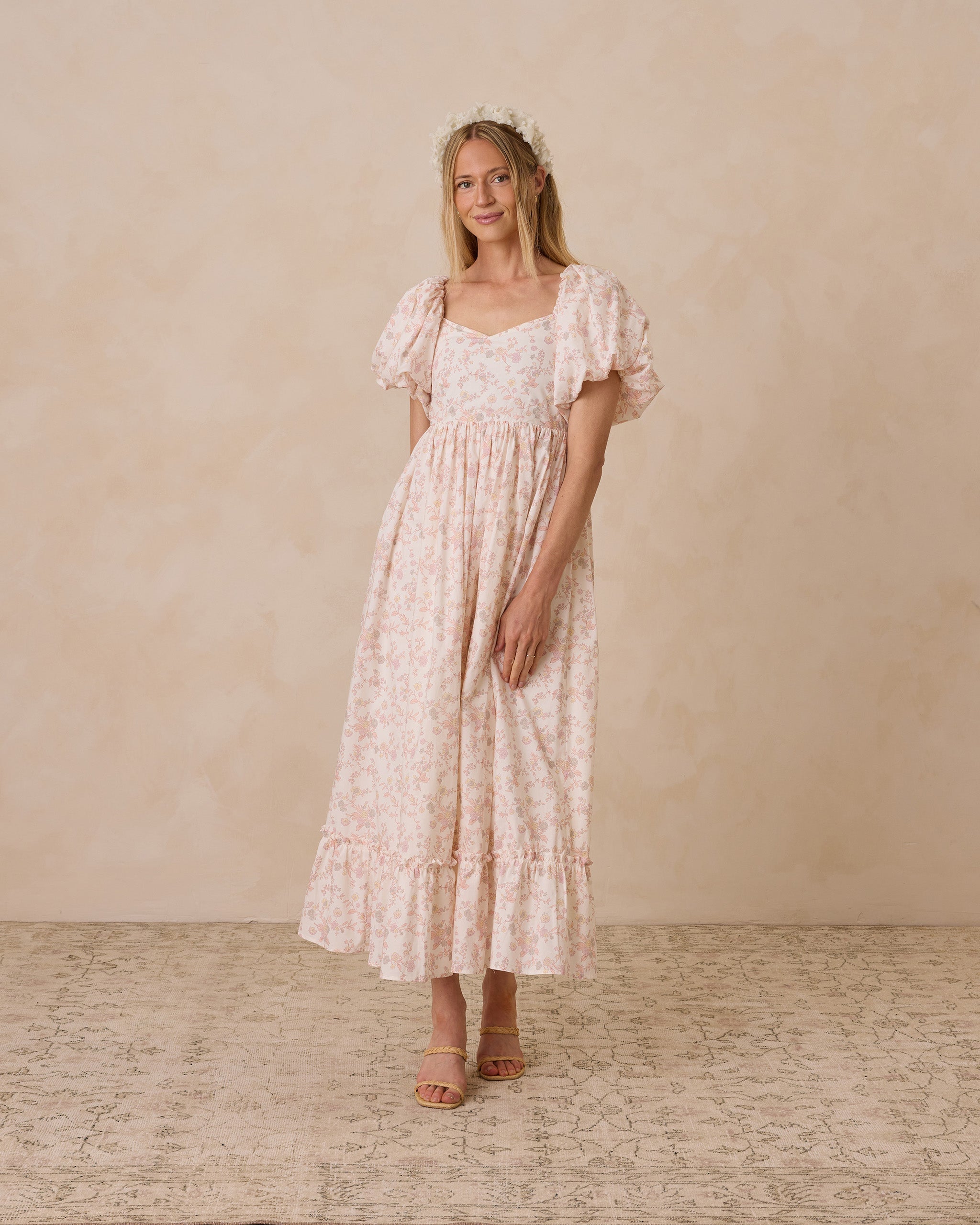 Robe Hazel || Motif floral pastel