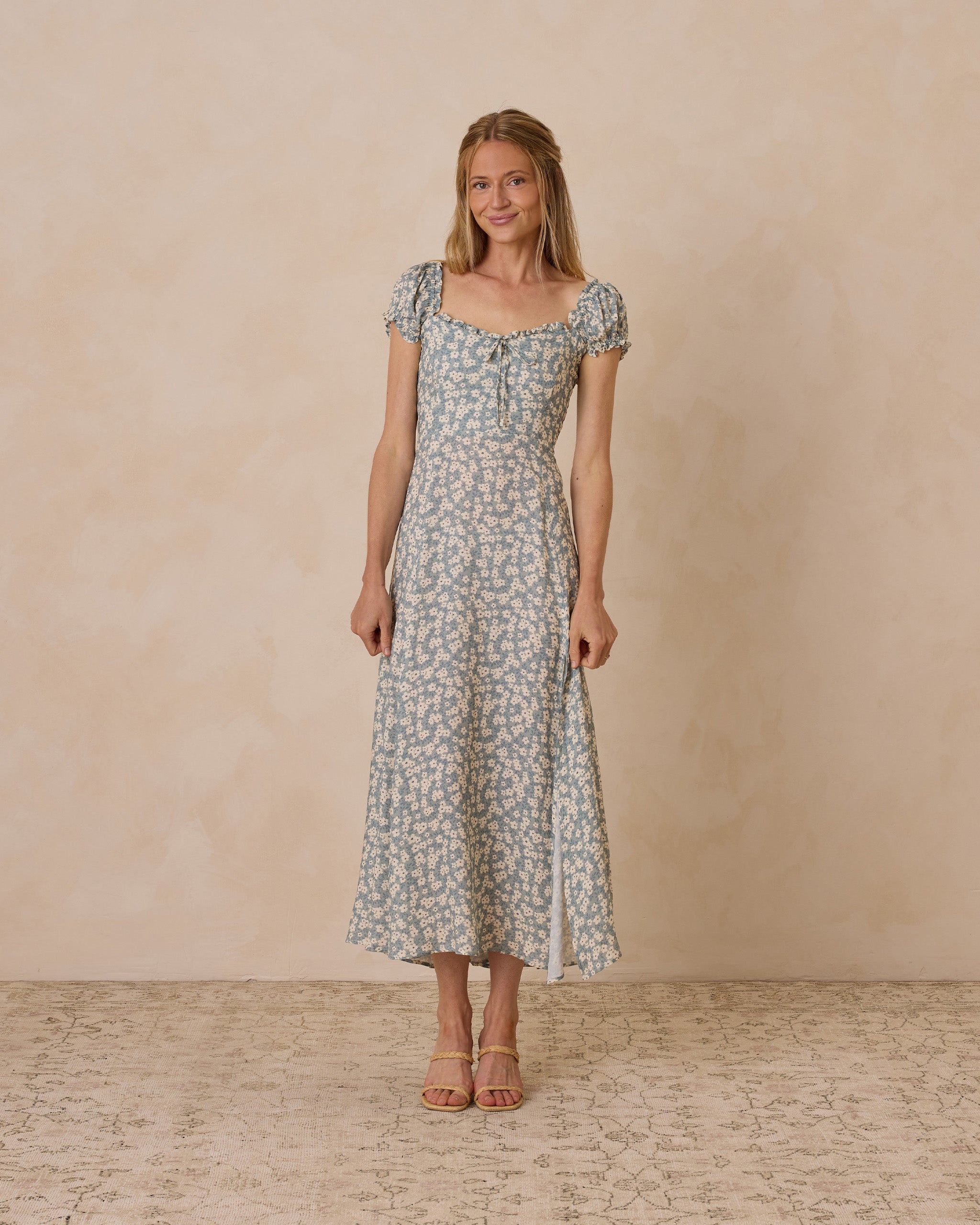 Robe Nancy || Aqua Ditsy