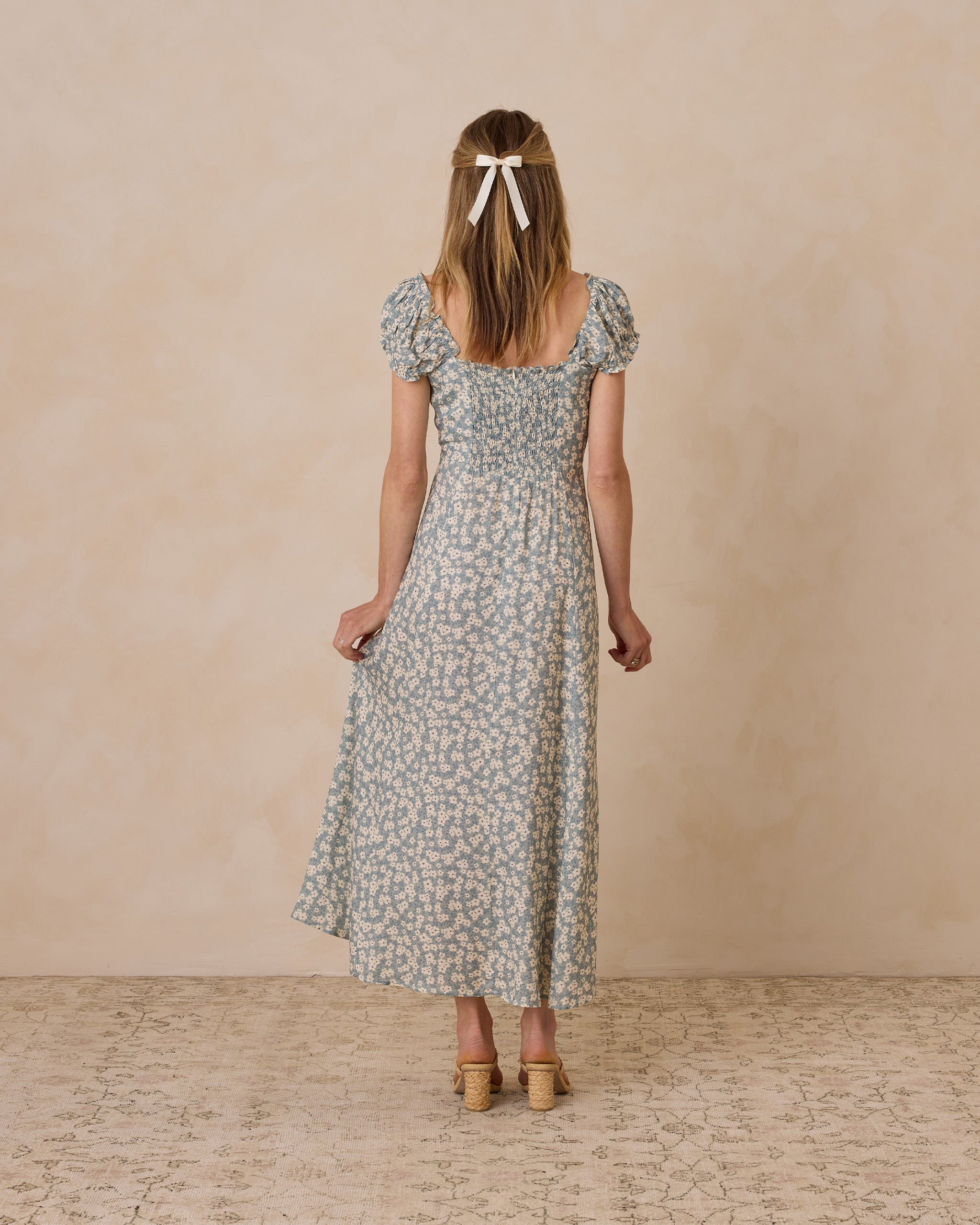 Robe Nancy || Aqua Ditsy