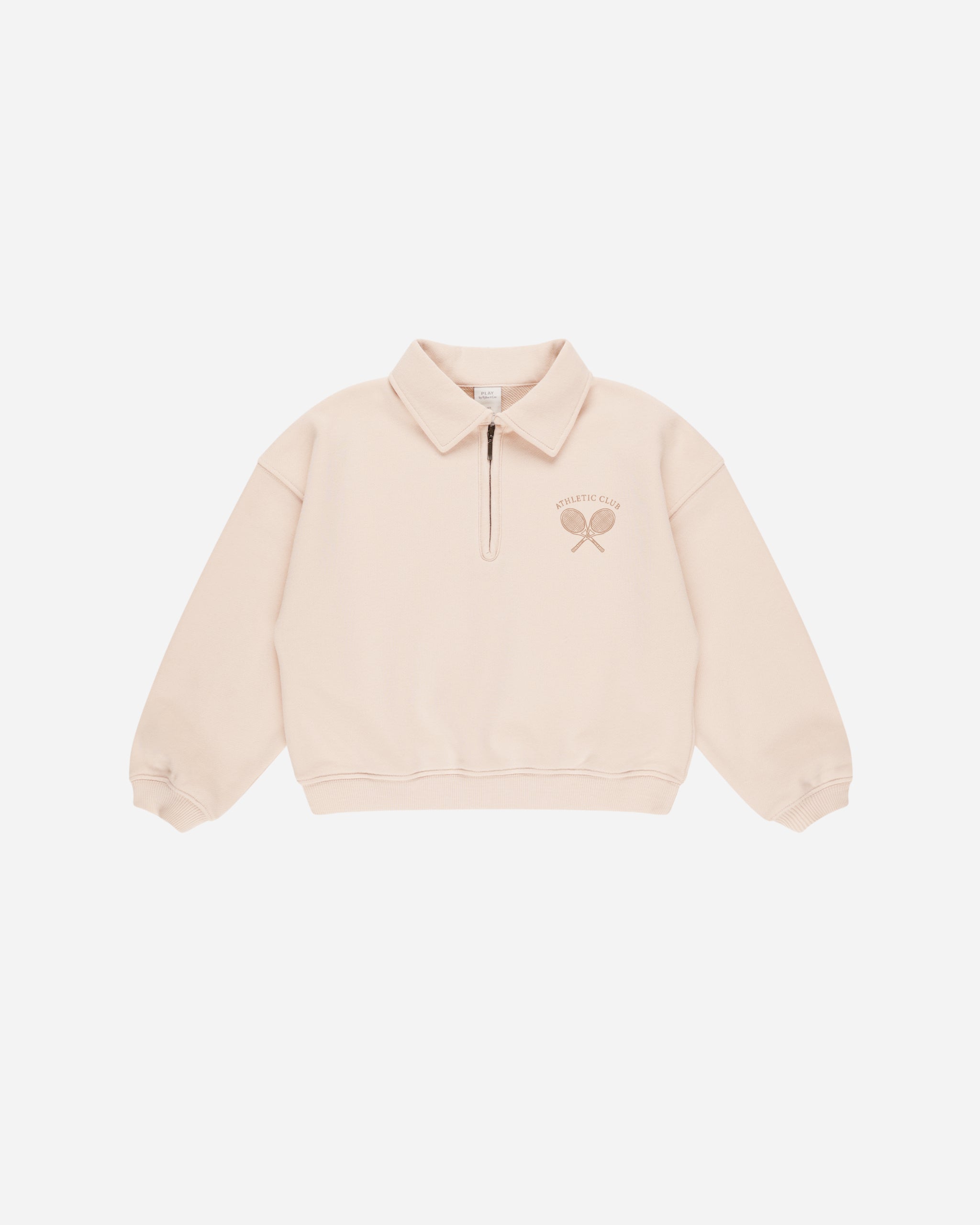 Sweat-shirt à fermeture éclair quart de tour || Shell