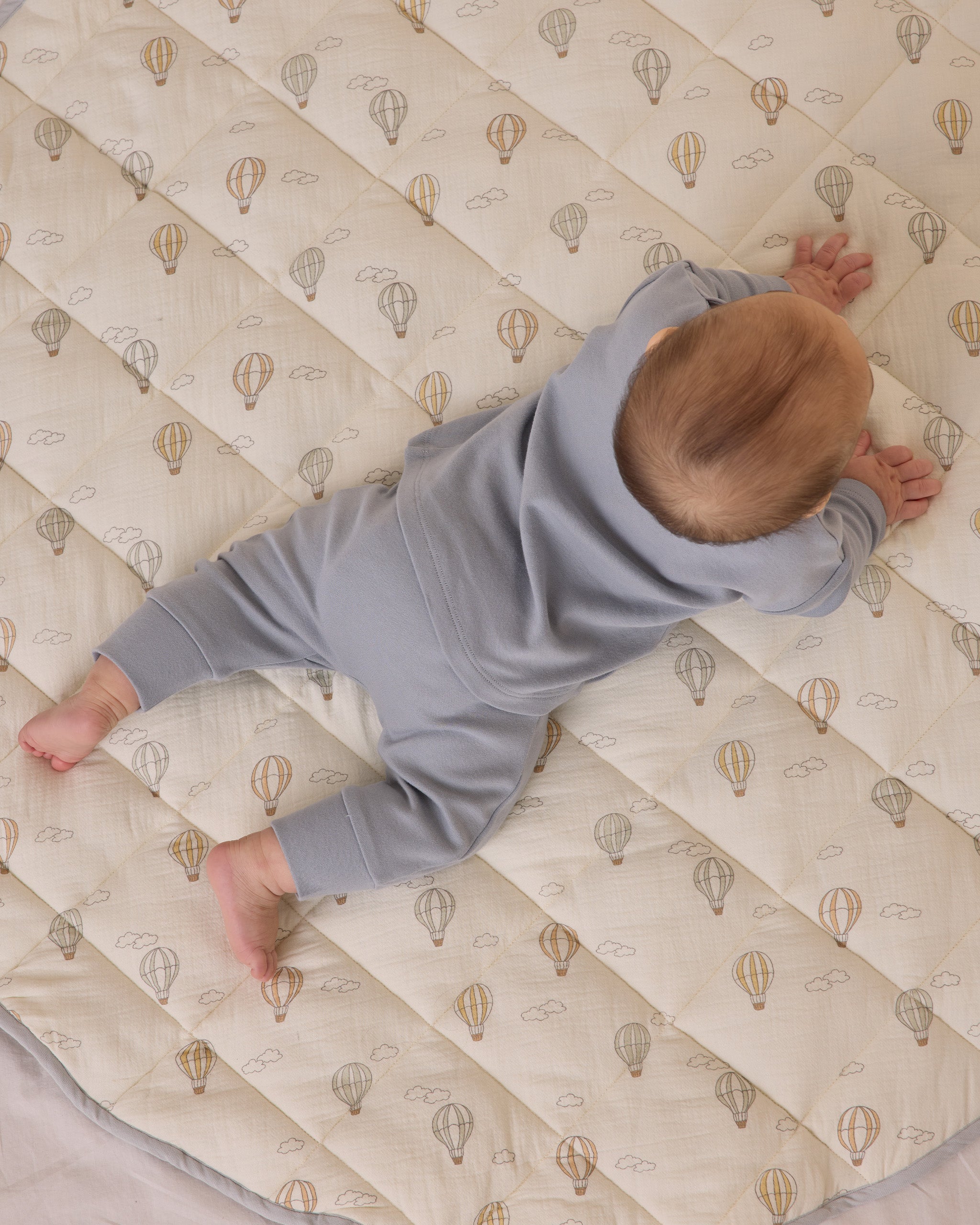 -Tapis de jeu pour bébé || Montgolfières-