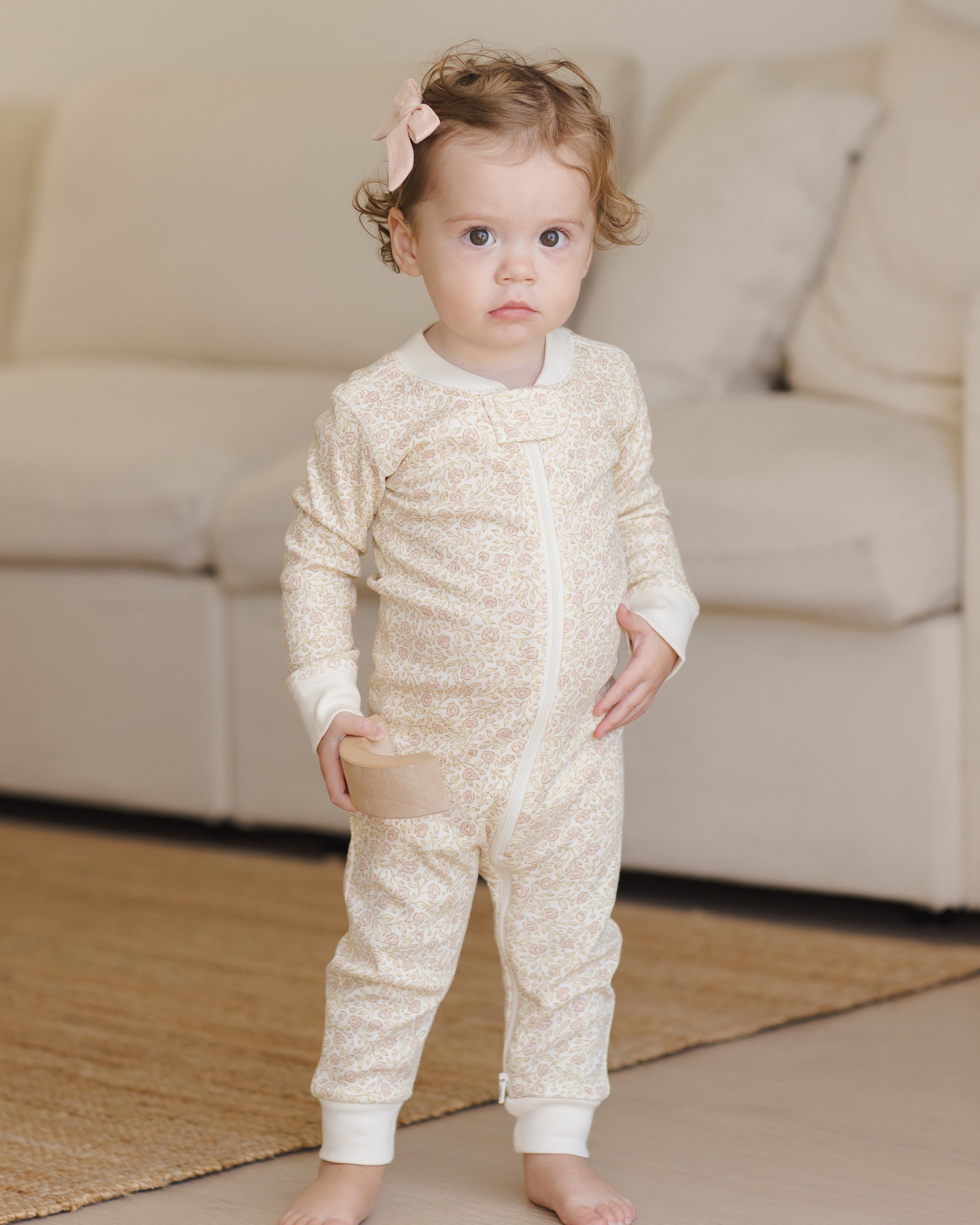 Zip Longsleeve Sleeper || Primrose