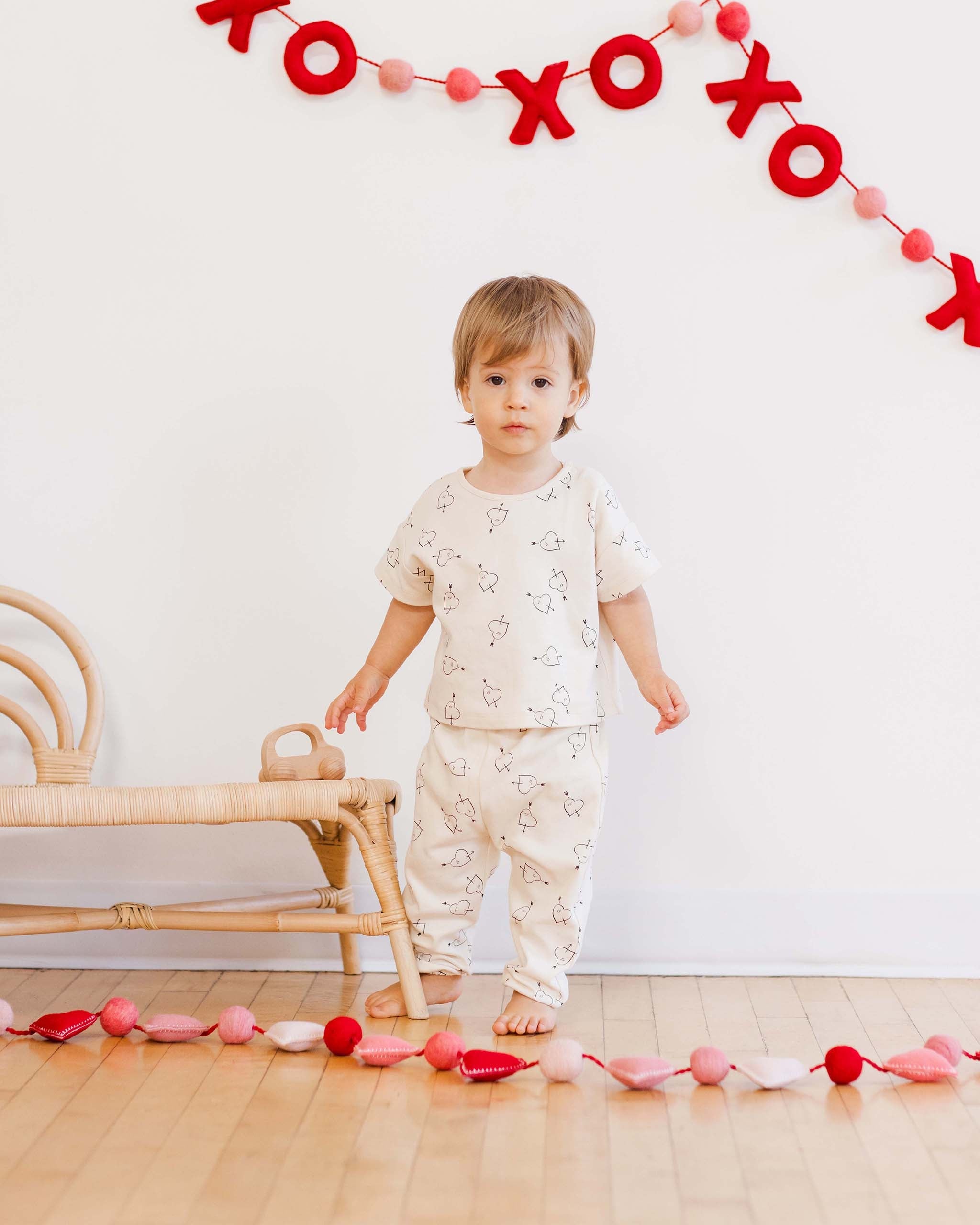 Ensemble T-shirt + pantalon en jersey || Cupidon