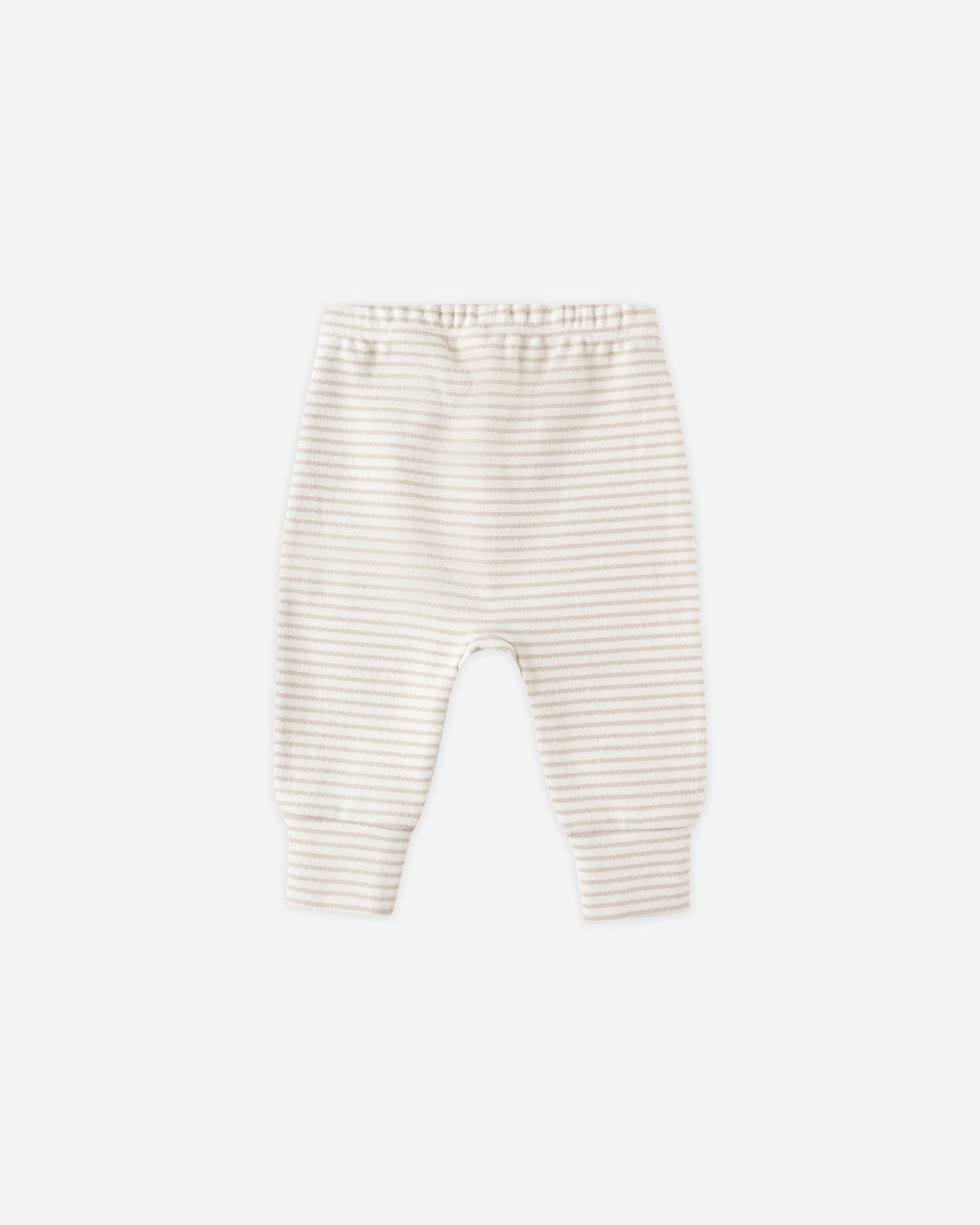 Pantalon à cordon de serrage || Micro rayures avoine*