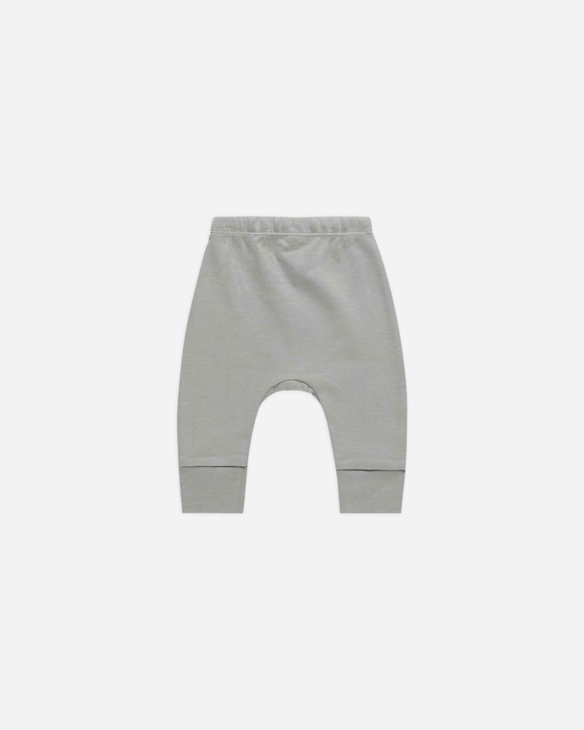 Pantalon à cordon de serrage || Bleu poussiéreux*