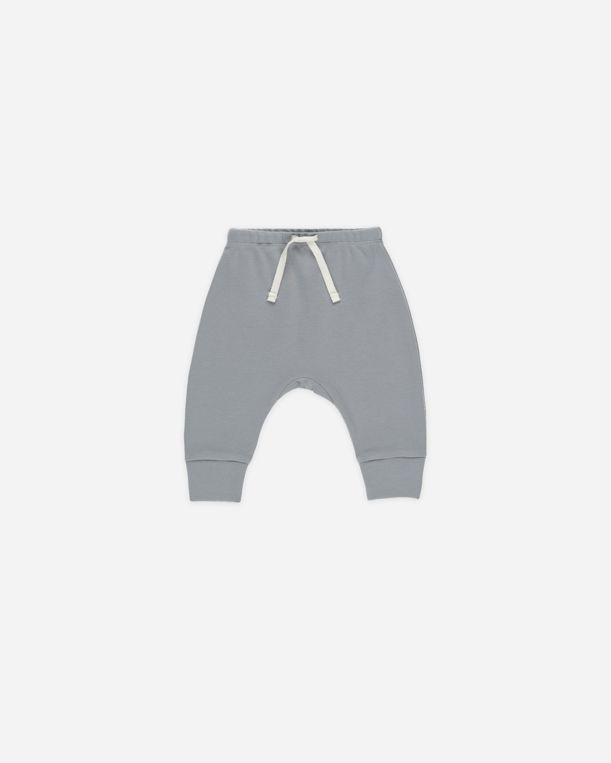 -Pantalon à cordon || Bleu-