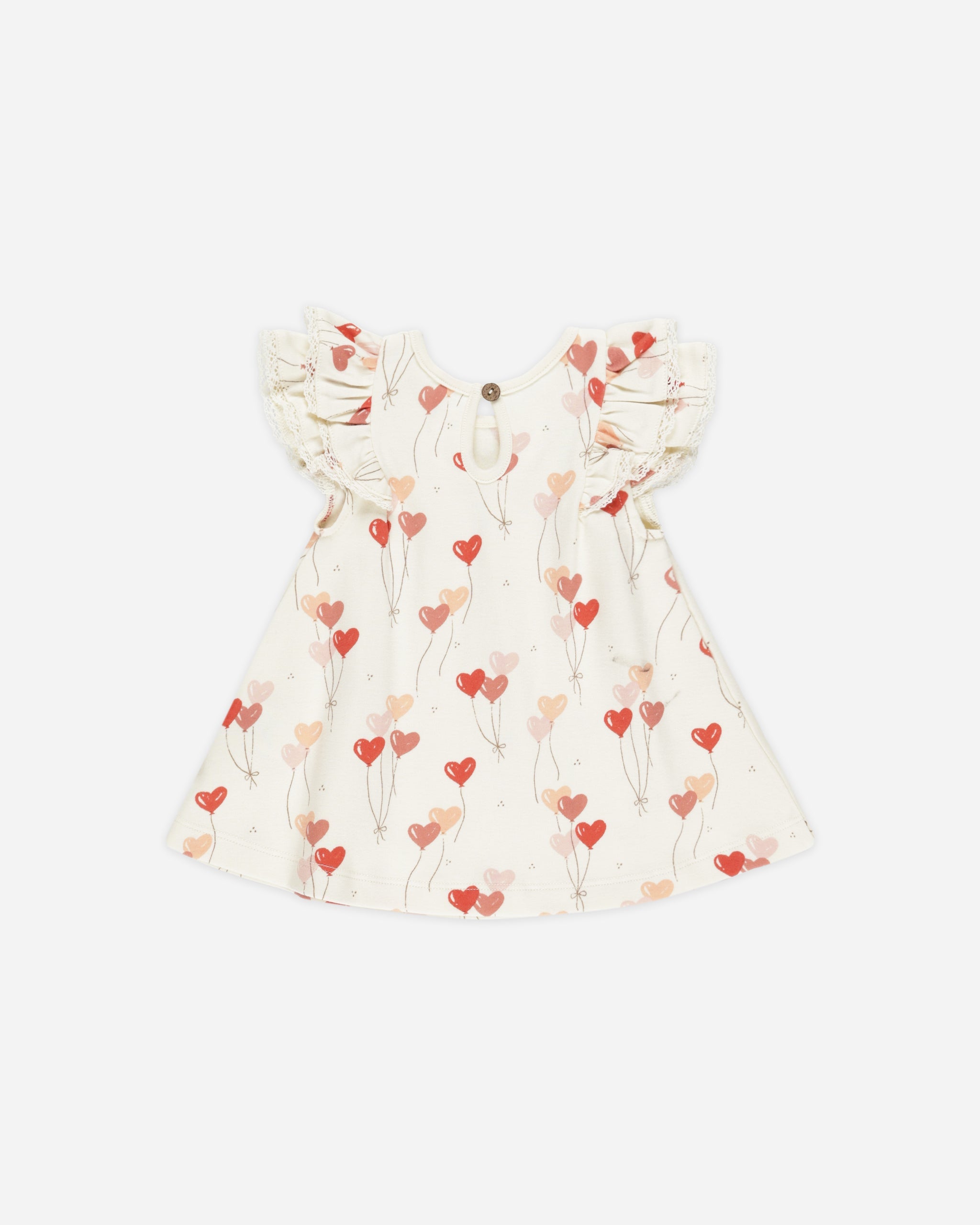 Robe à volants || Ballons en forme de cœur