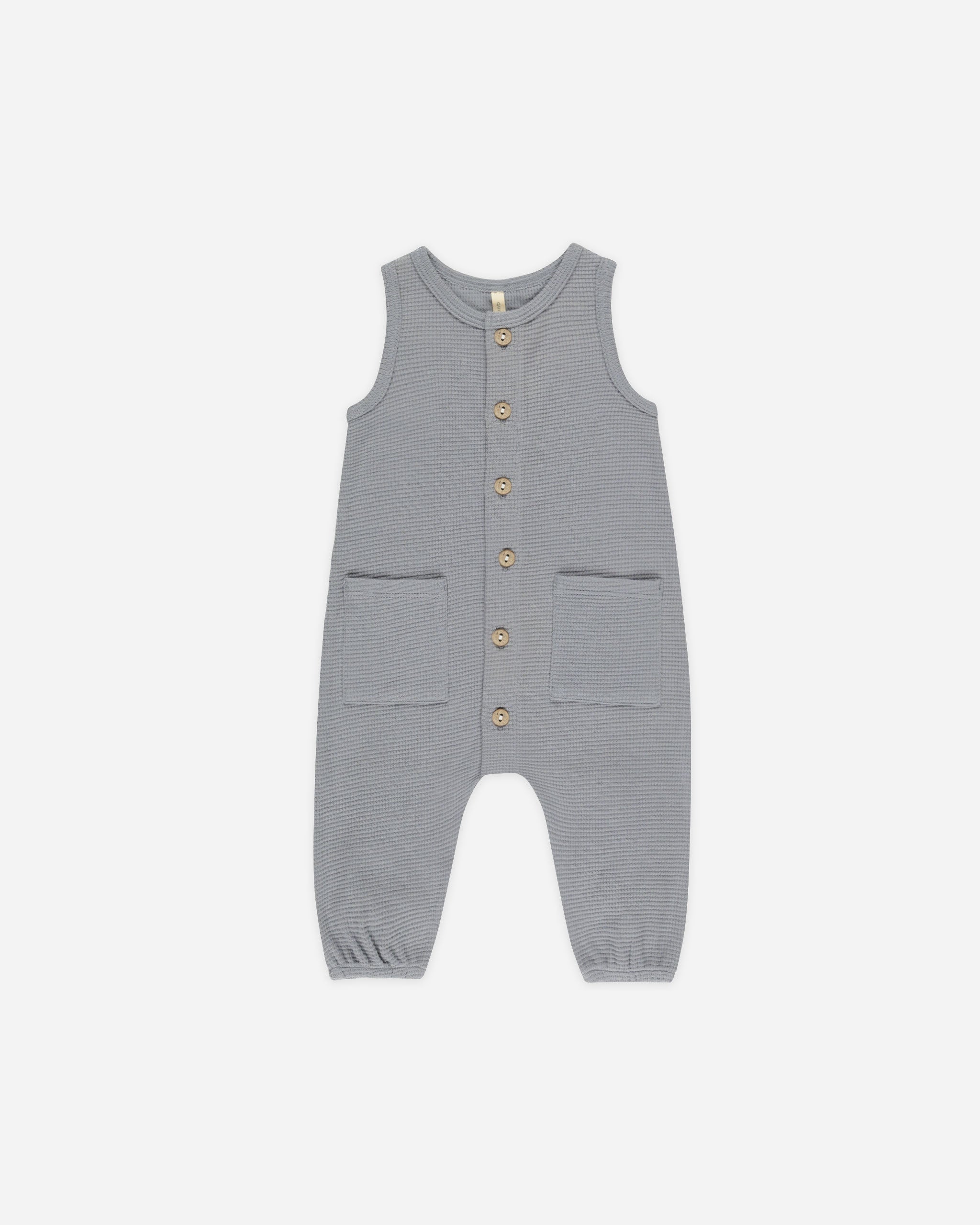 -Combinaison gaufrée || Bleu-