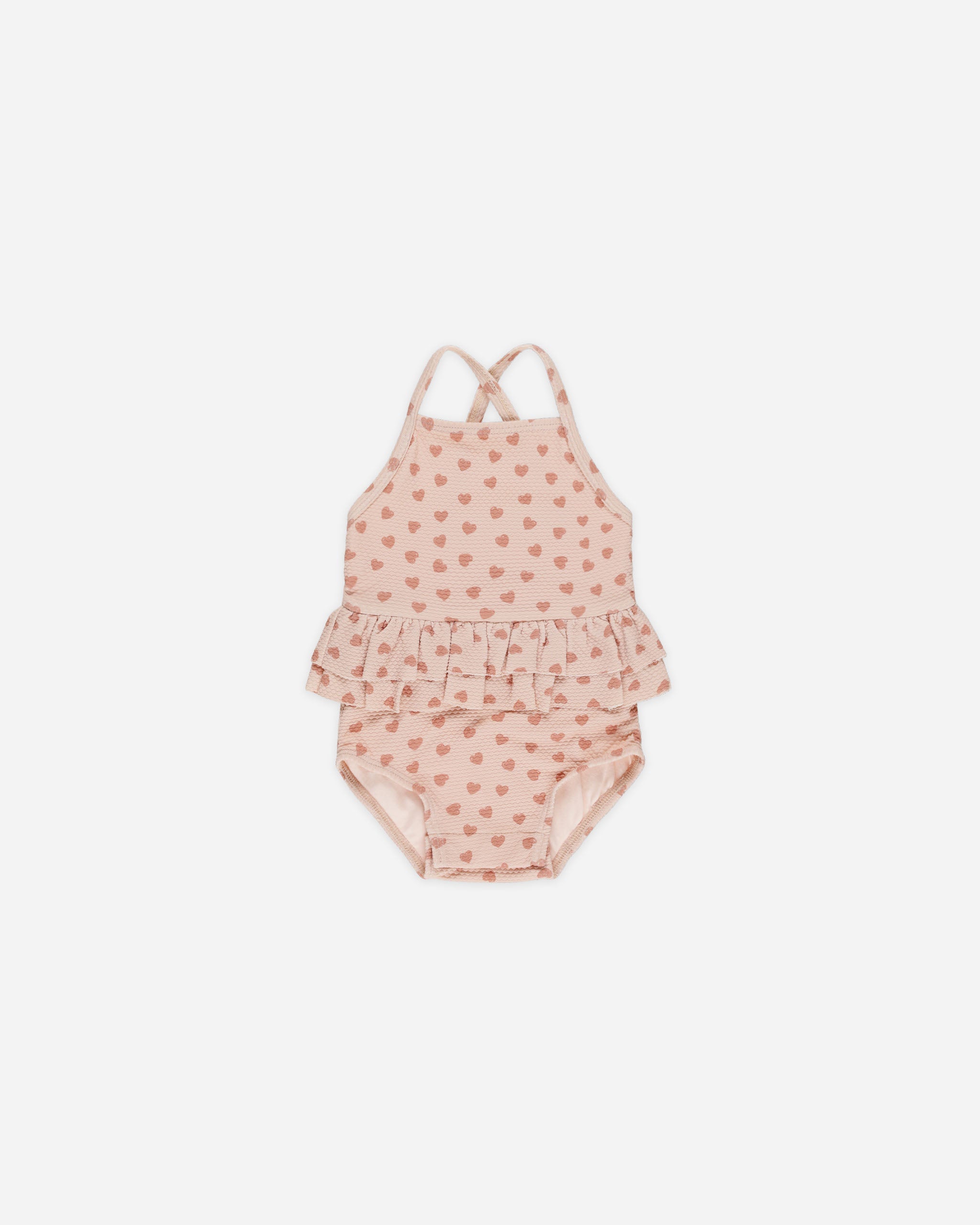 -Maillot de bain une pièce à volants || Cœurs-