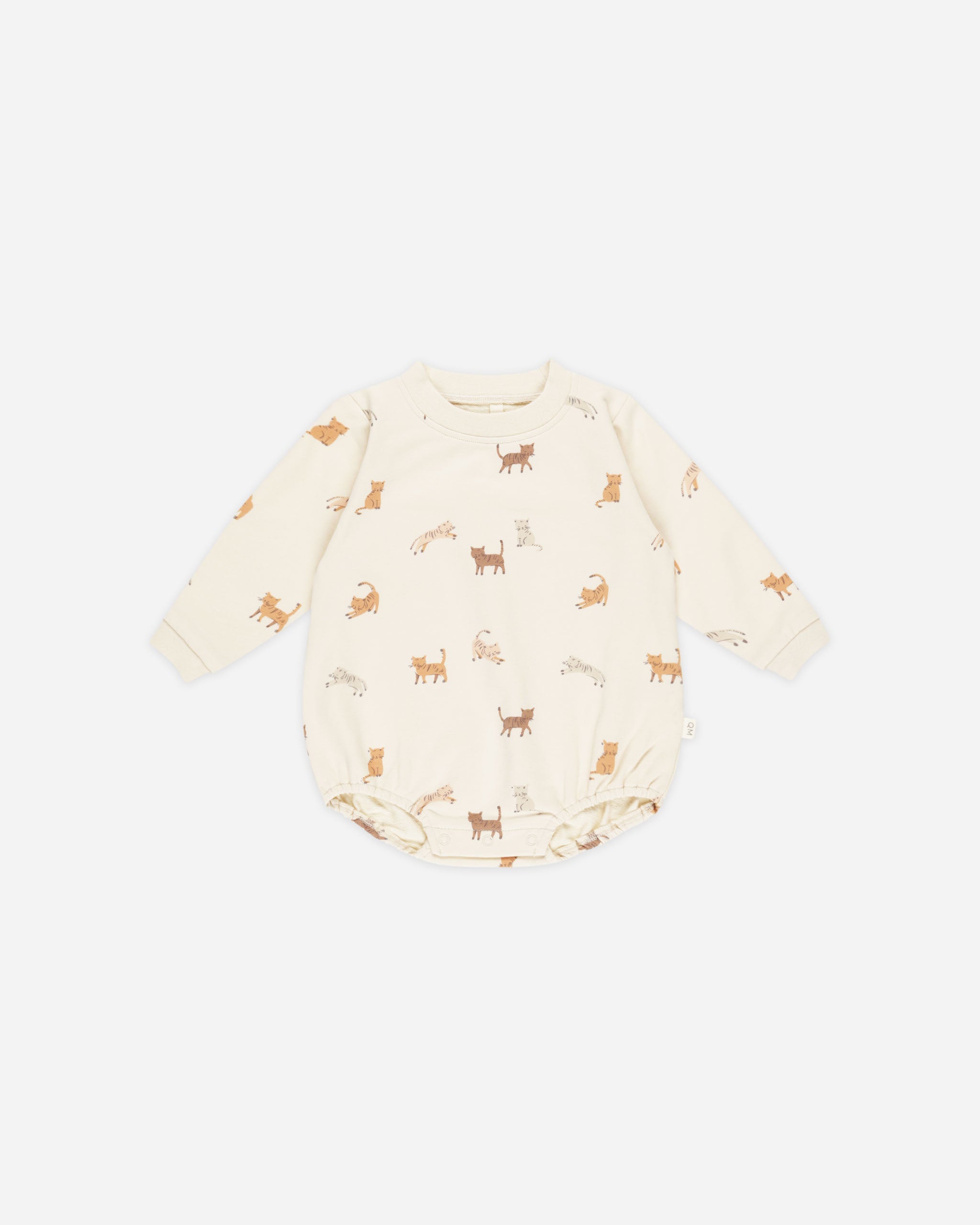 Crewneck Bubble Romper || Cats