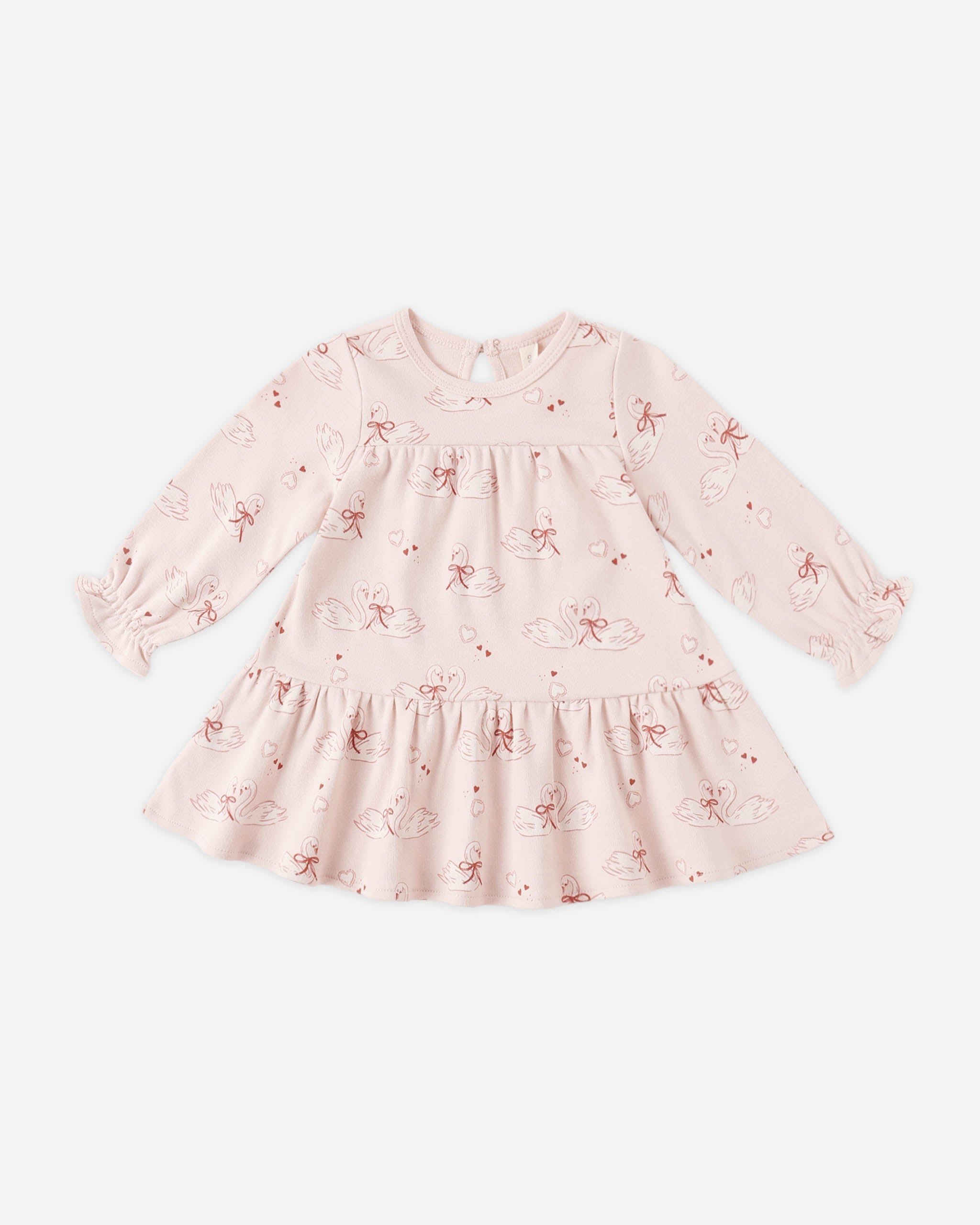 Tiered Jersey Dress Swans  Rylee + Cru Canada
