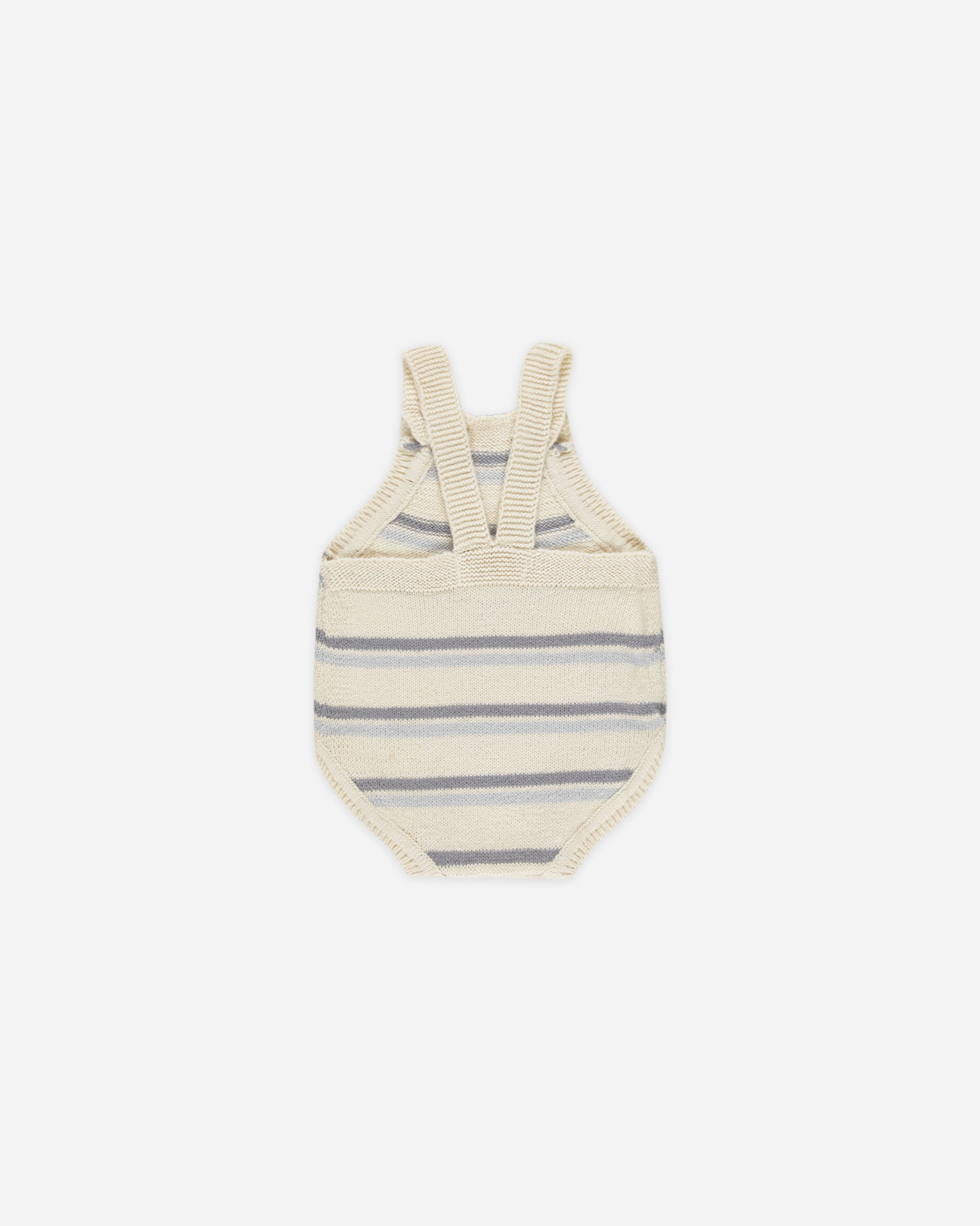 -Tatum Romper || Blue Stripe-
