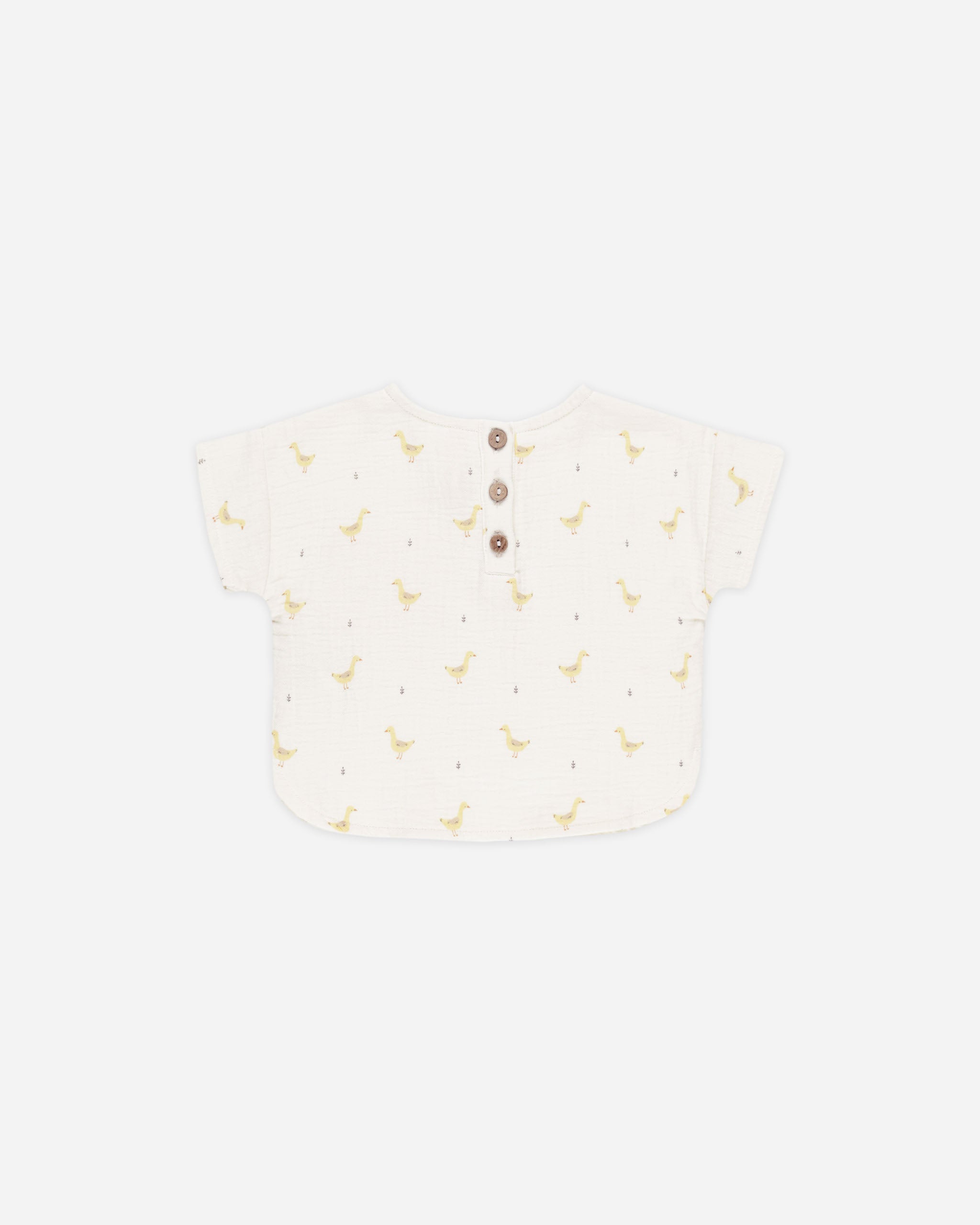 Ensemble haut boxy tissé et short || Geese