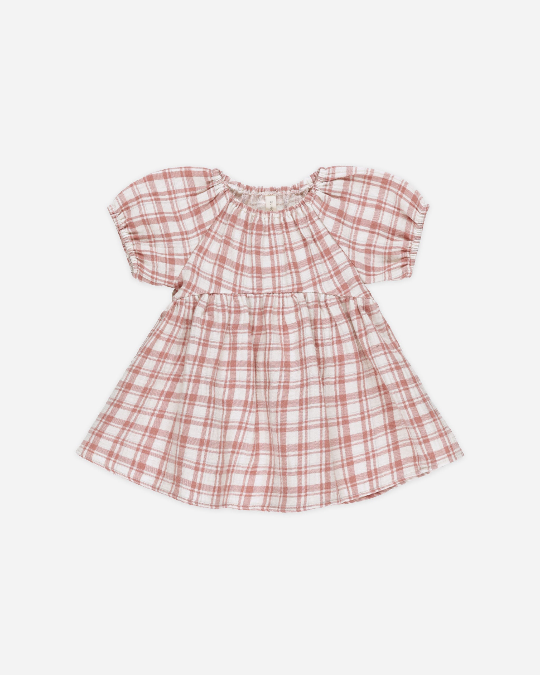 -Bella Dress || Pink Plaid-