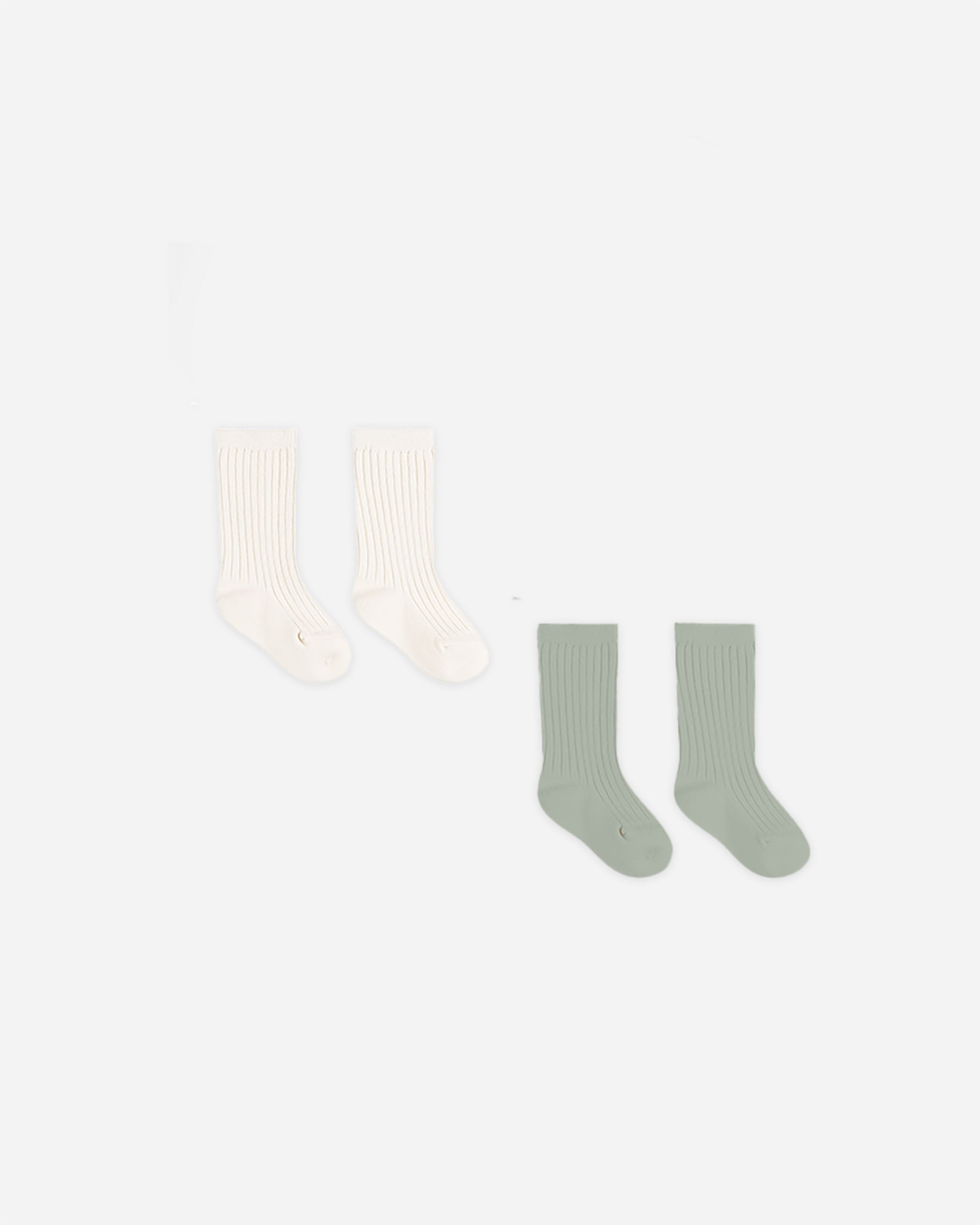 Socks Set || Natural, Sage