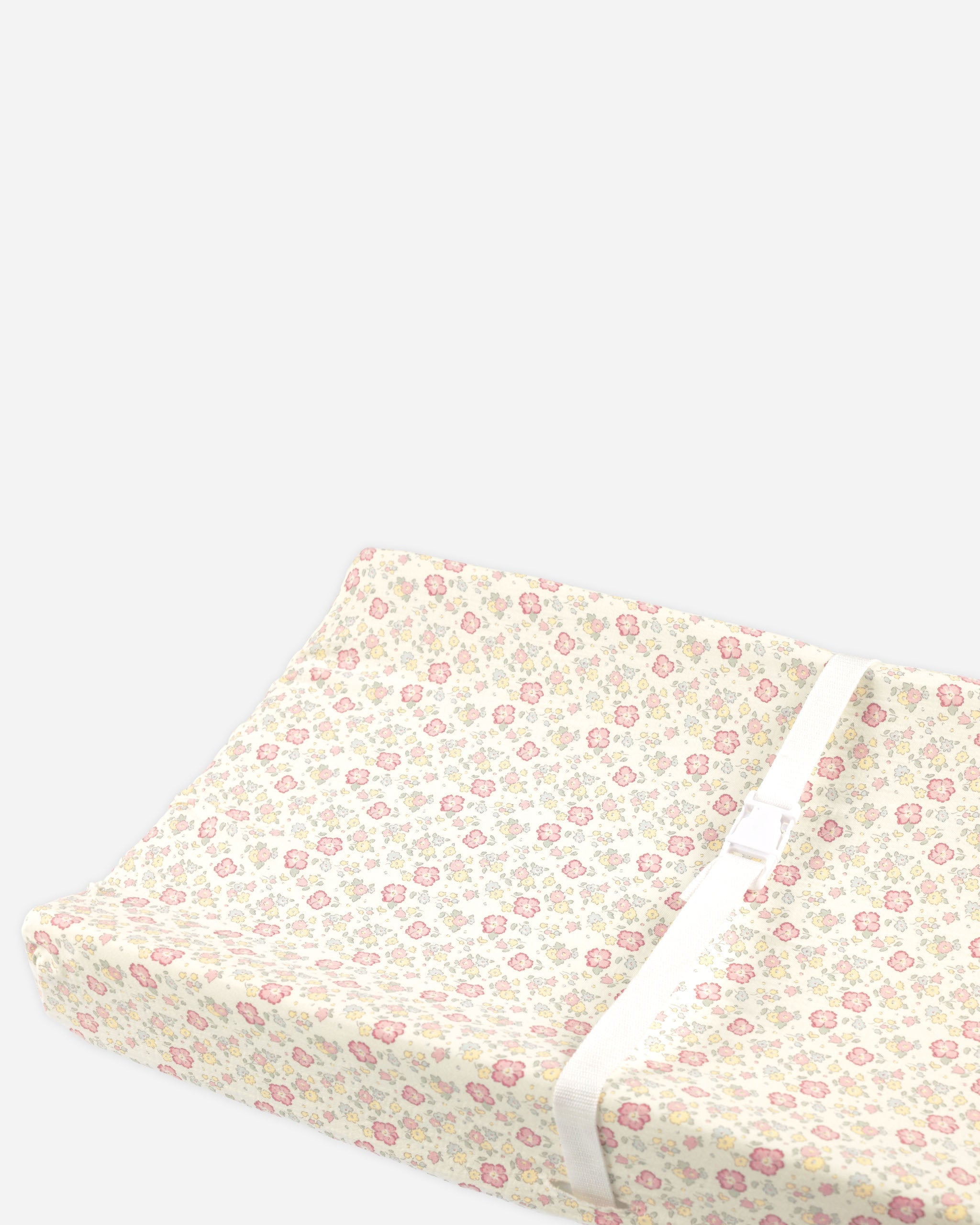 Quincy Mae Changing Pad Cover in Indigo Gingham main image 1
