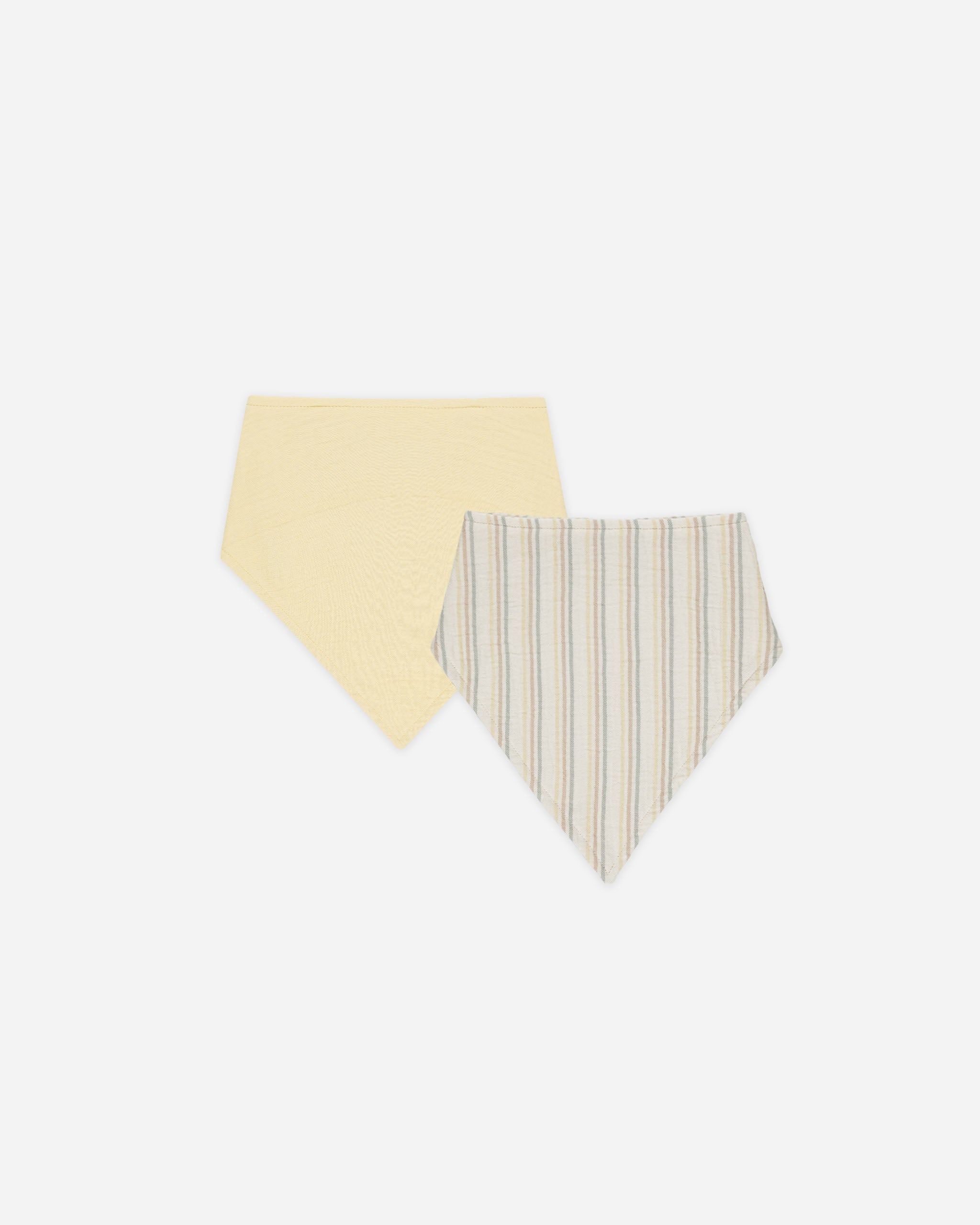 Bandana Scarf, 2 Pack || Summer Stripe, Yellow