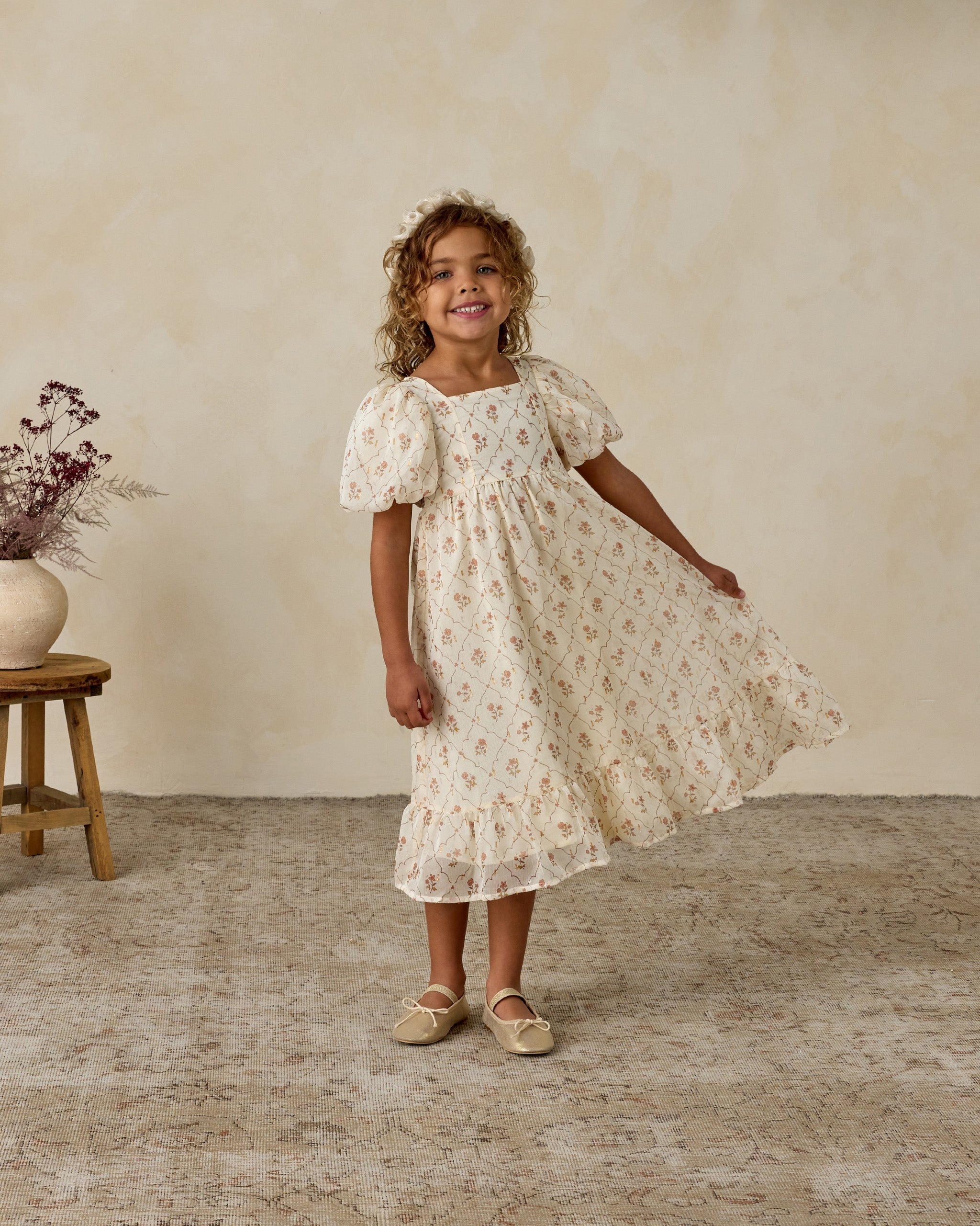 Robe Augusta | Flore victorienne