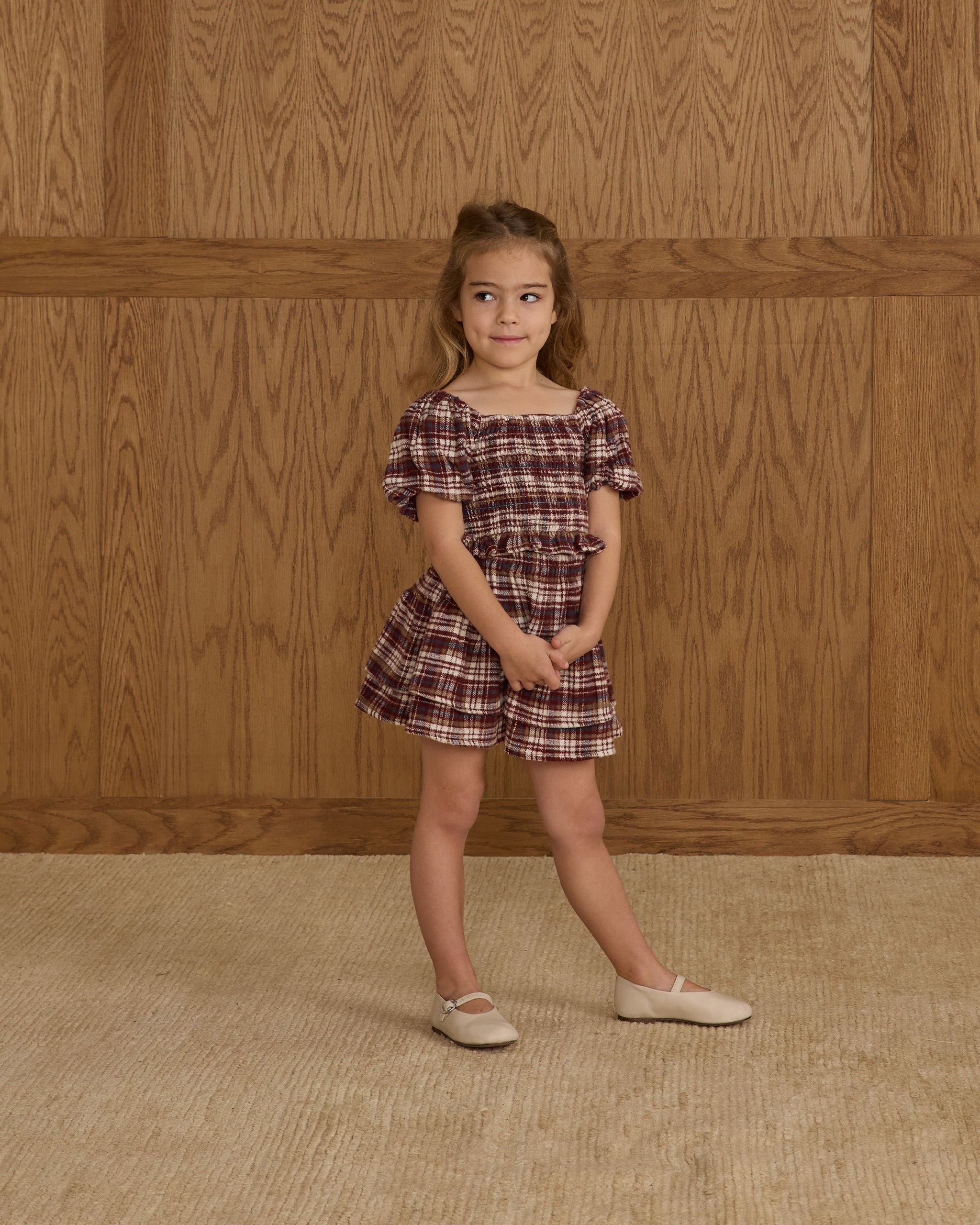 Haut Trixie || Plaid bordeaux