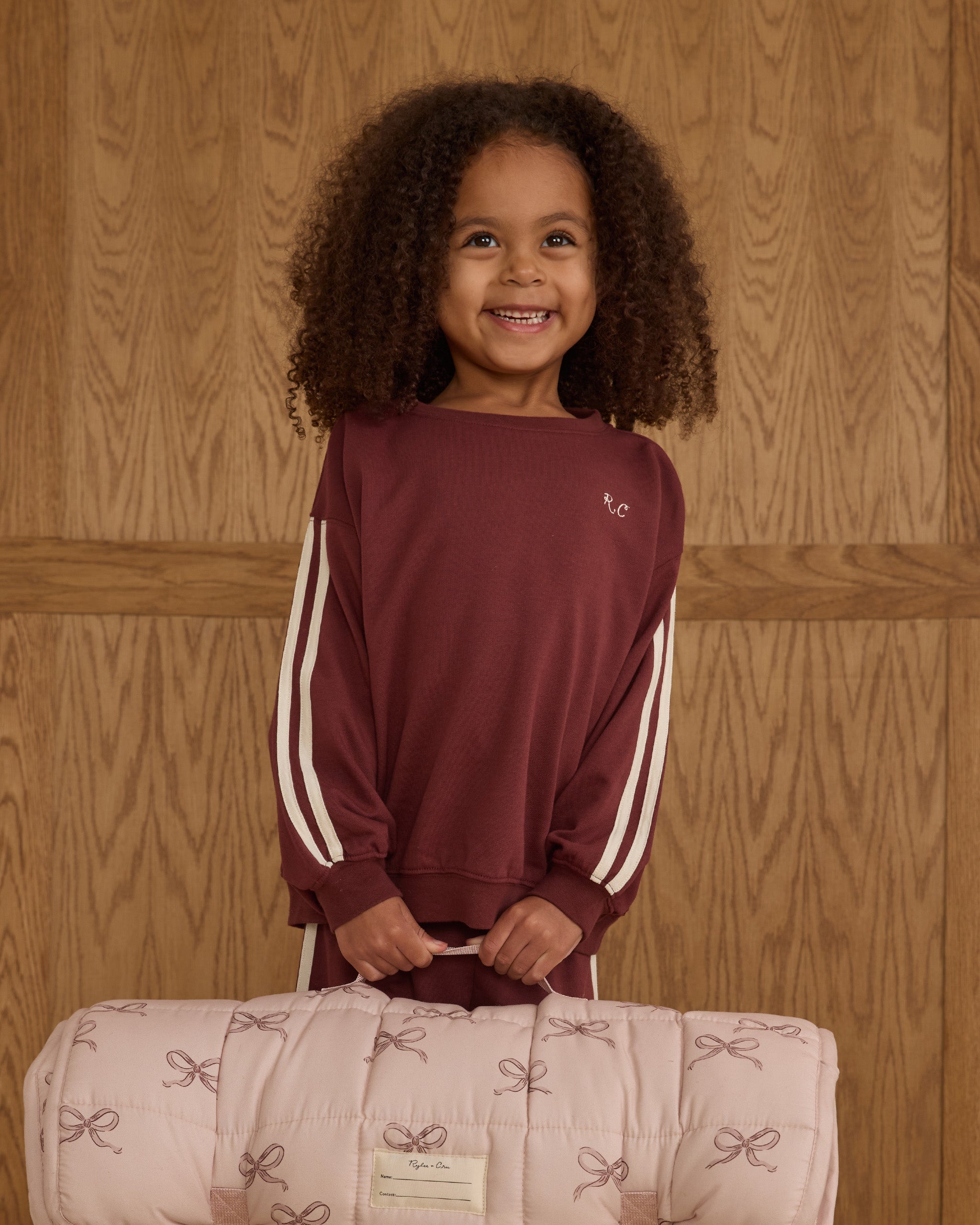 Oversized Sweatshirt || Burgundy