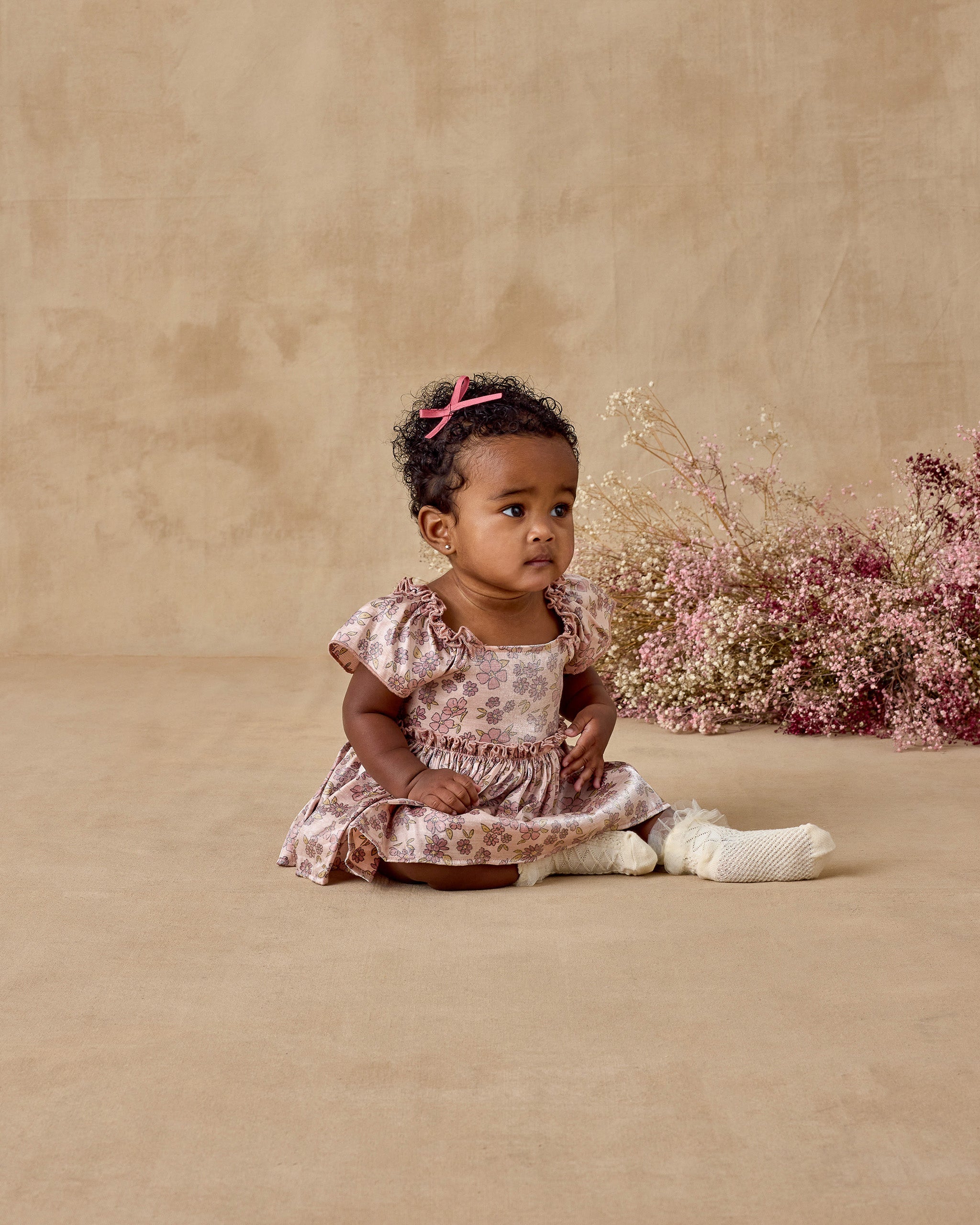 Baby Bow Headbands | Ivory, Rose, Raspberry