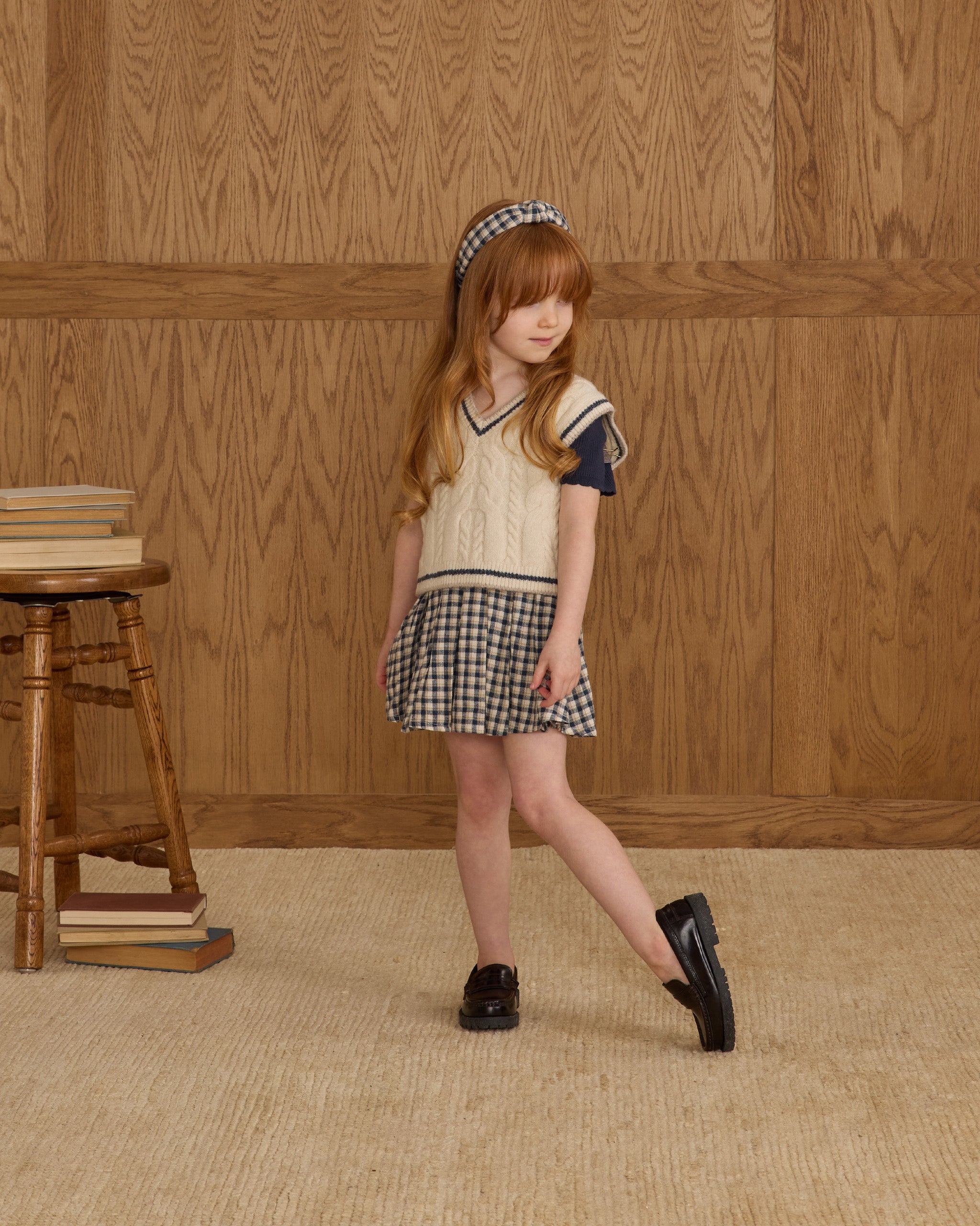 Gilet pull || Naturel