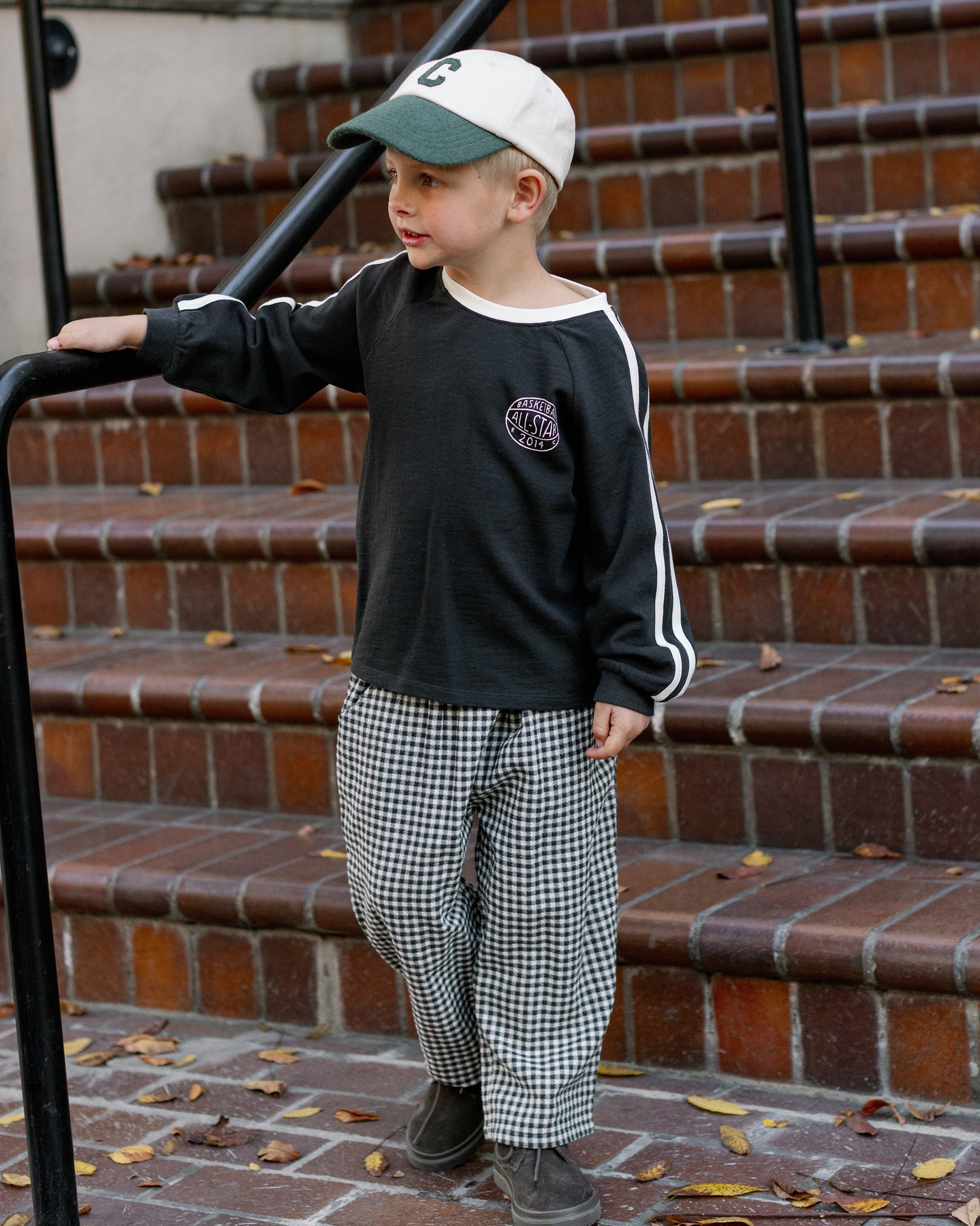 Pantalon Palmer || Vichy noir