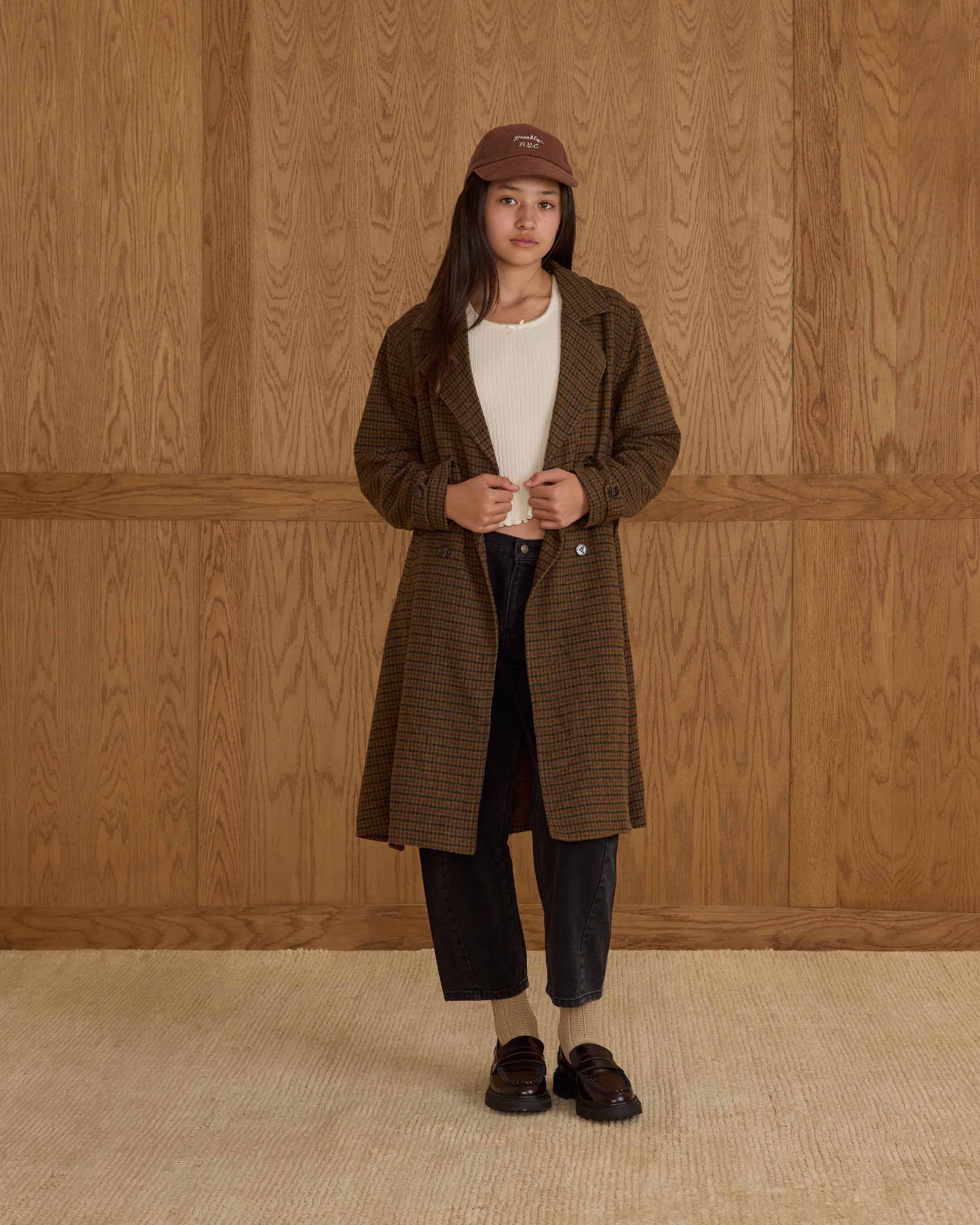 Trench Coat || Brown - Rylee + Cru | Kids Clothes | Trendy Baby Clothes | Modern Infant Outfits |