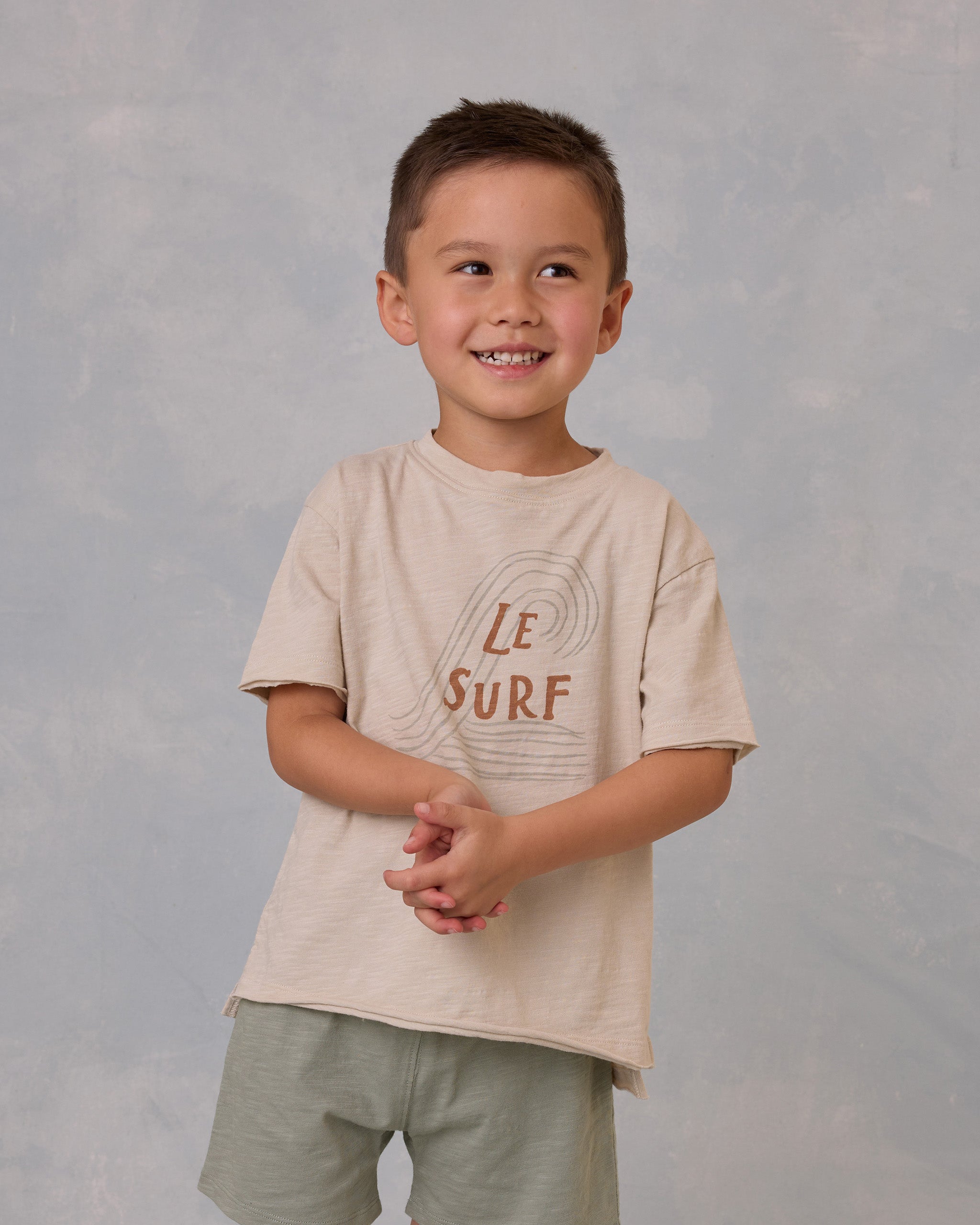 T-shirt à bords bruts || Le Surf