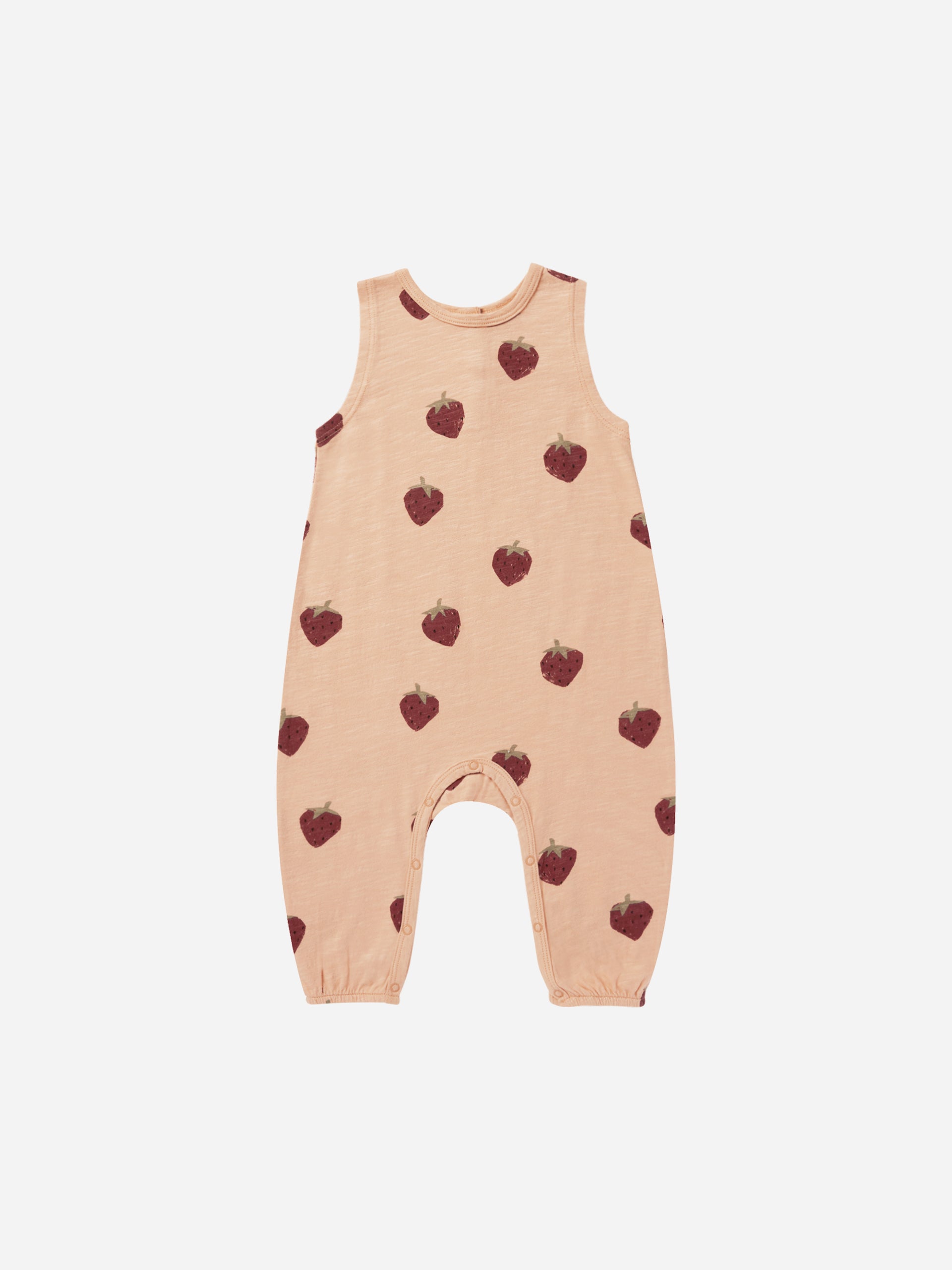Mills Jumpsuit || Strawberries - Rylee + Cru | Kids Clothes | Trendy Baby Clothes | Modern Infant Outfits |