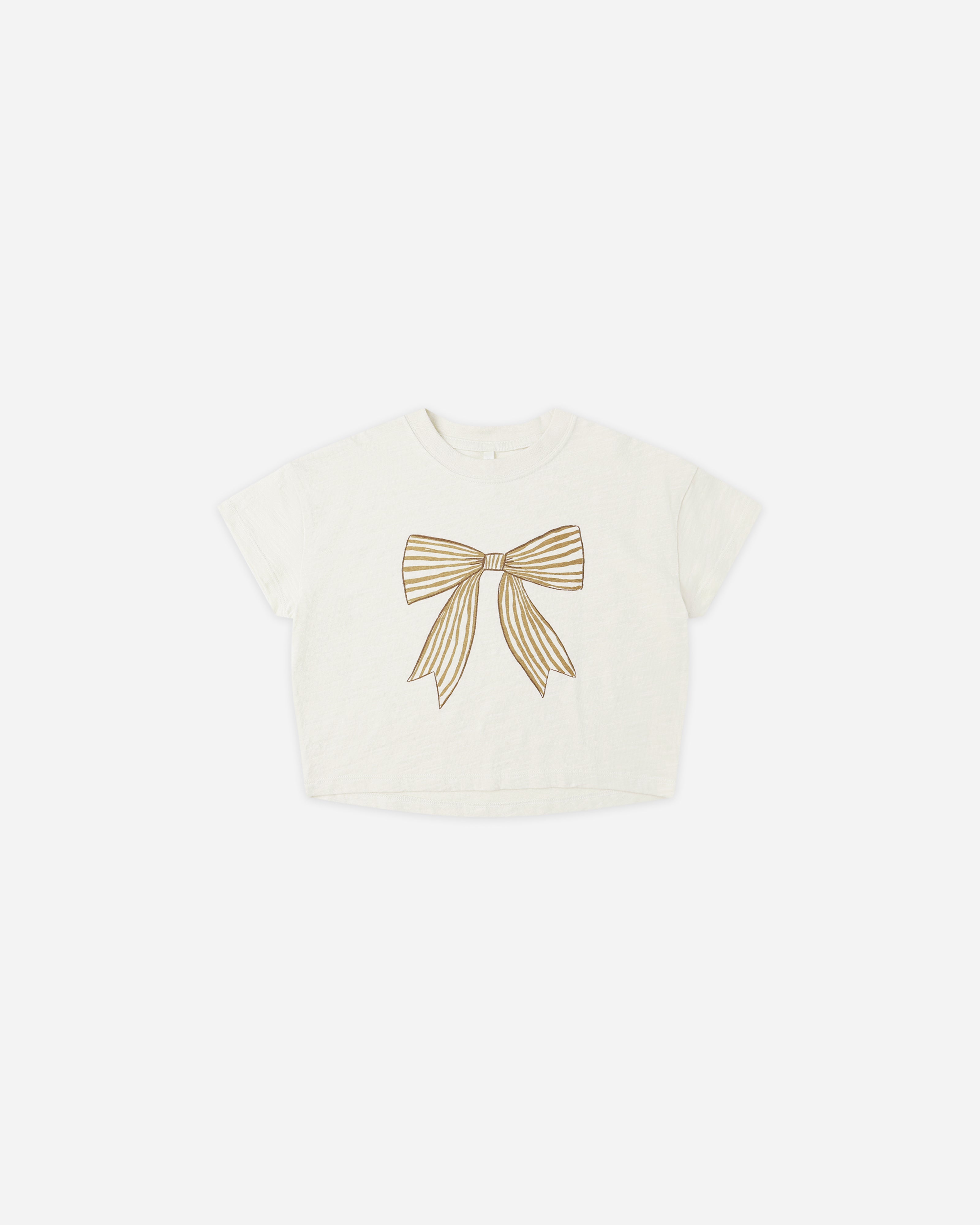 T-shirt boxy || Nœud
