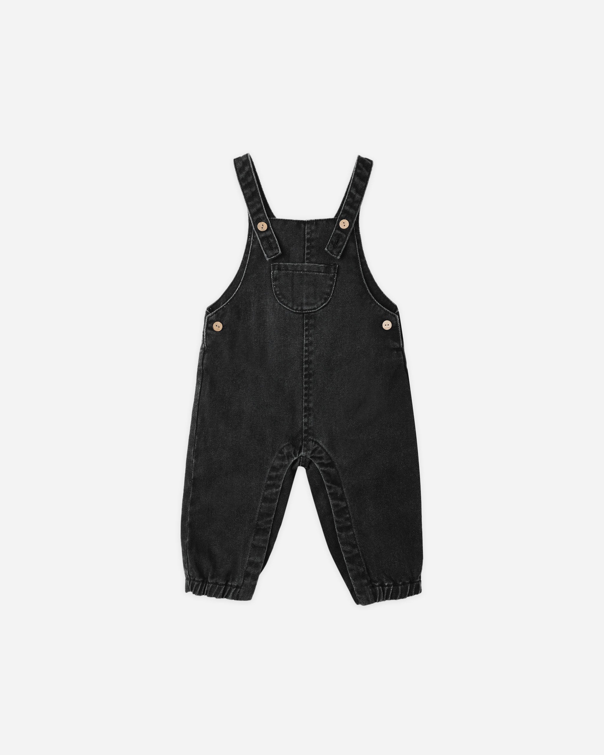 Baby Overalls || Washed Black - Rylee + Cru | Kids Clothes | Trendy Baby Clothes | Modern Infant Outfits |