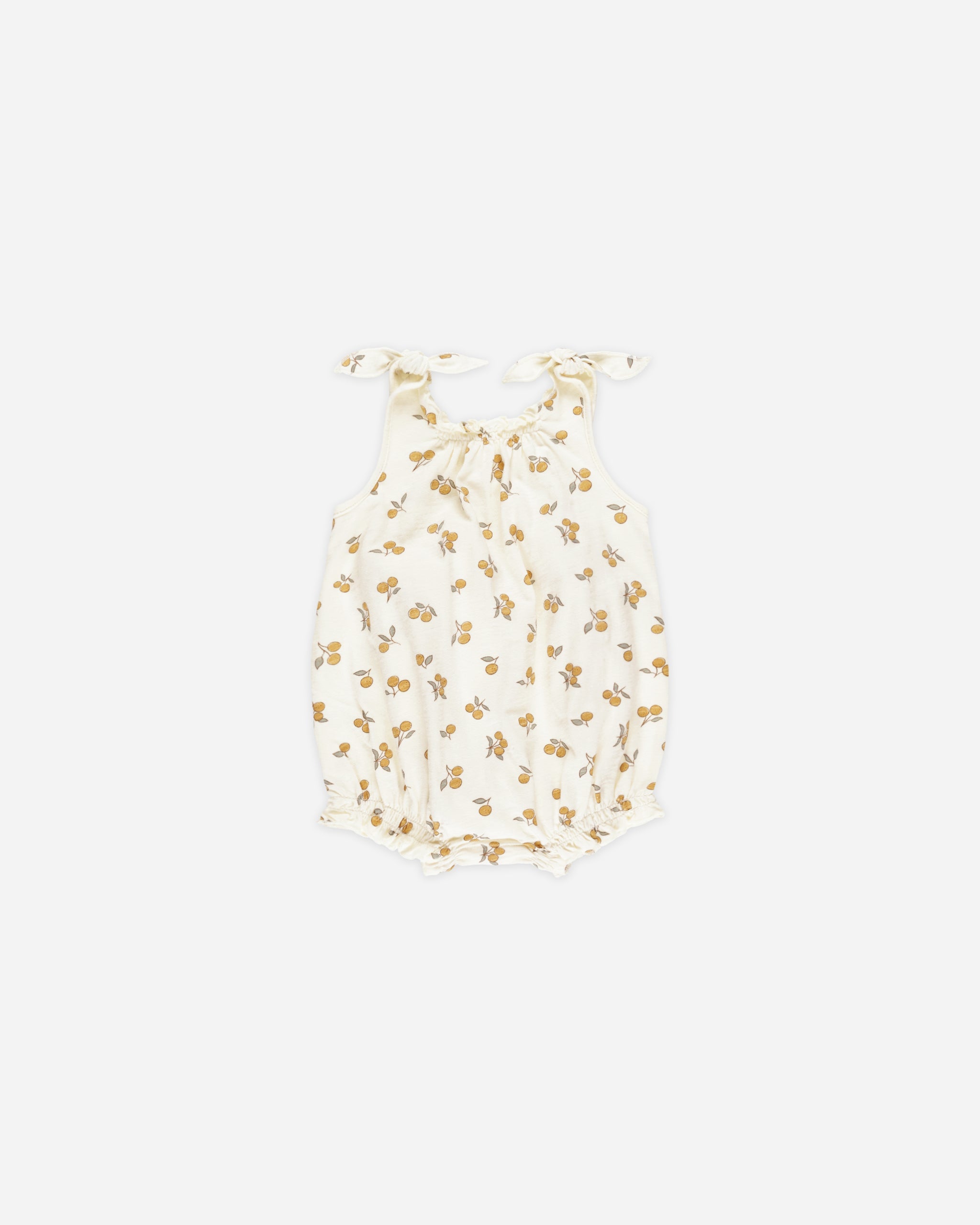 Shoulder Tie Bubble || Oranges