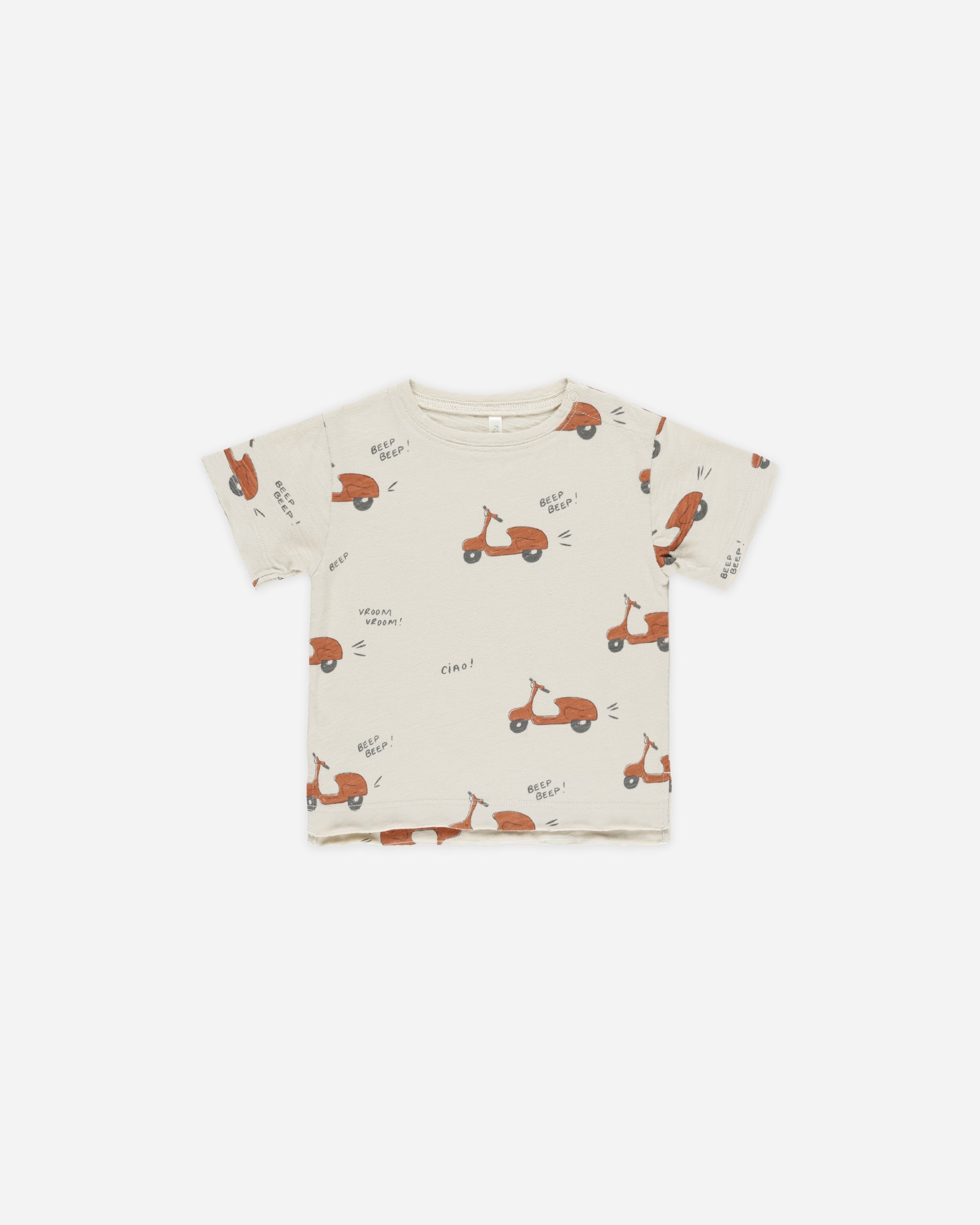 T-shirt à bords bruts || Cyclomoteur