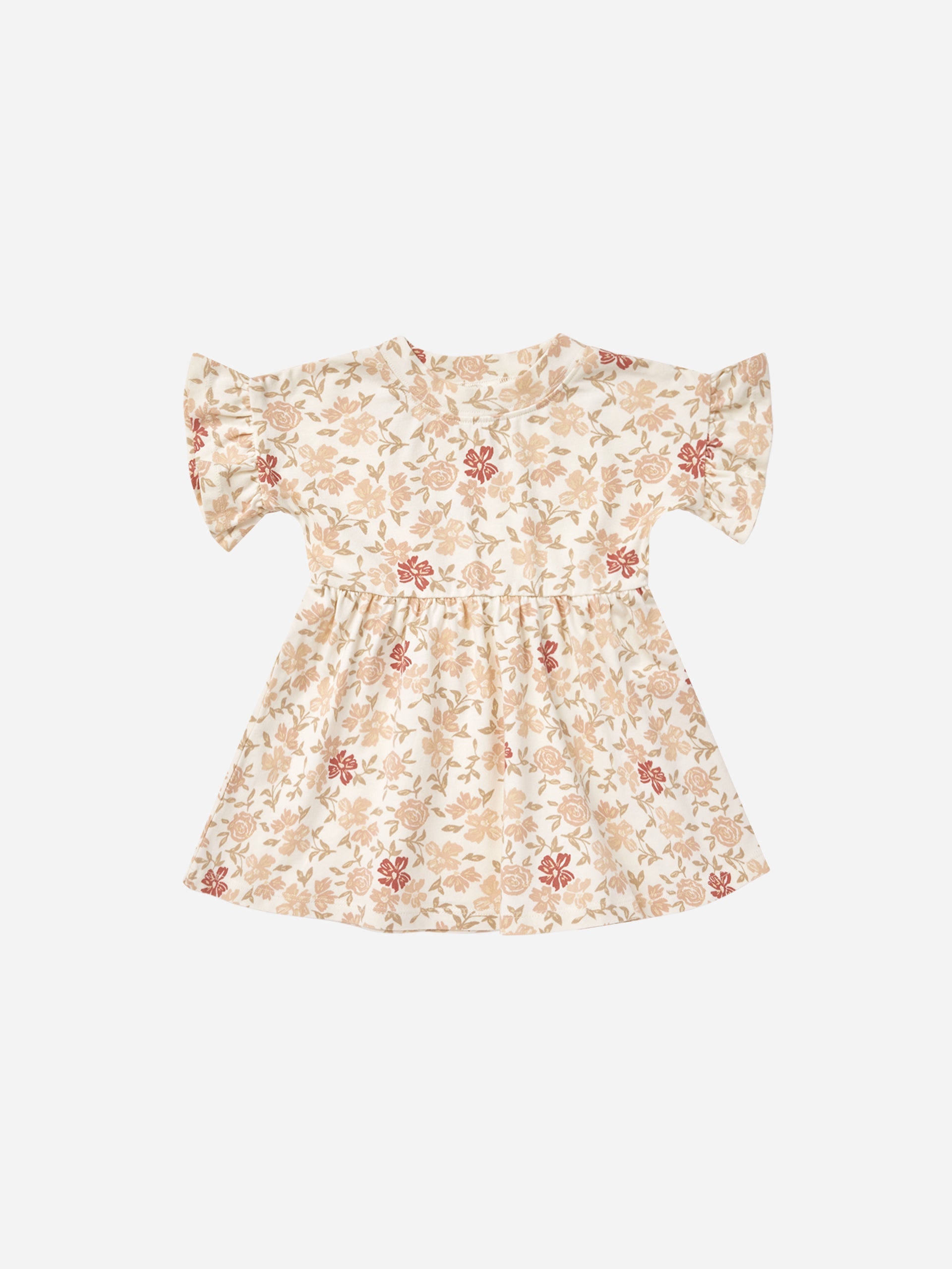 Babydoll Dress || Pink Floral - Rylee + Cru | Kids Clothes | Trendy Baby Clothes | Modern Infant Outfits |