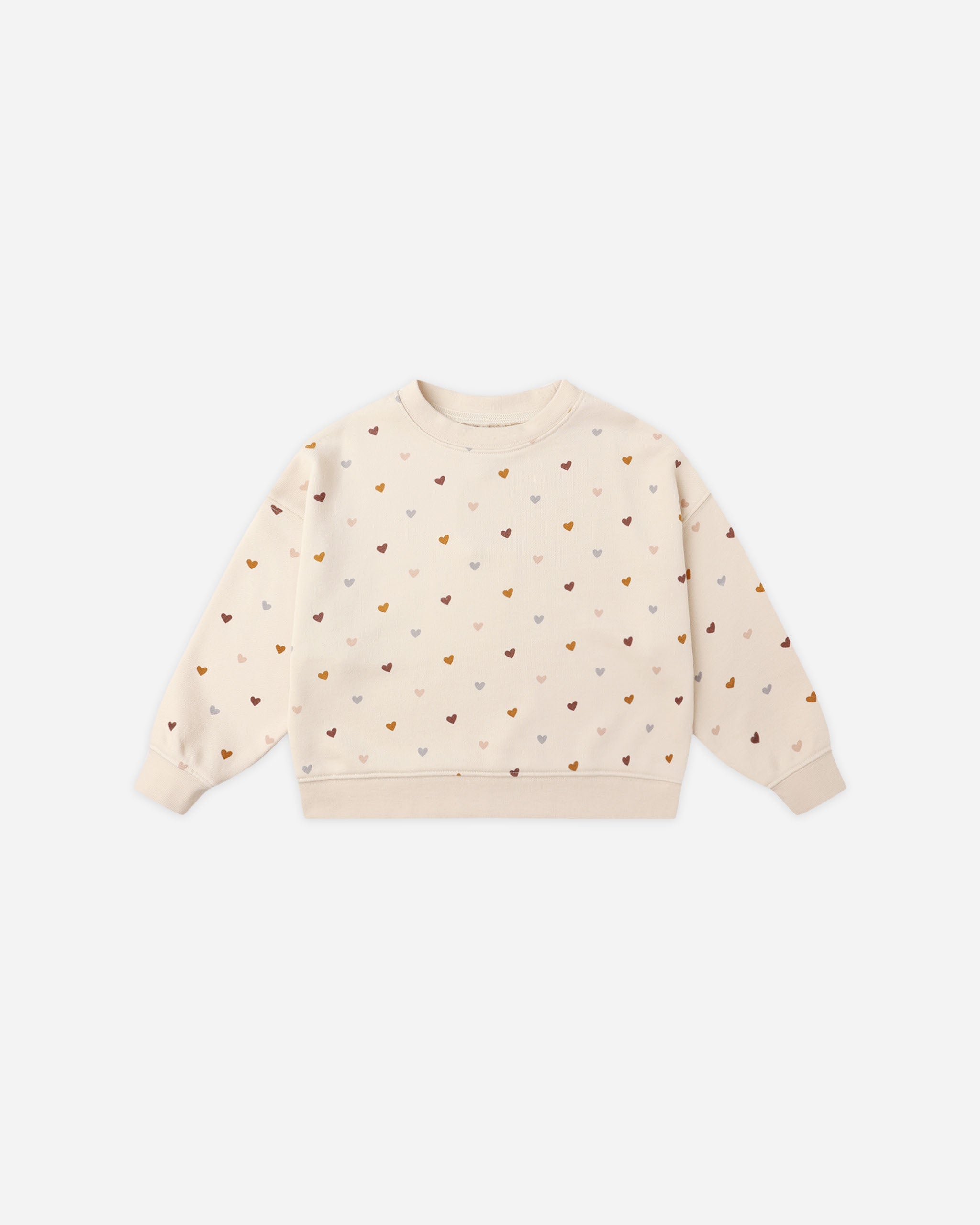 Boxy Pullover || Hearts - Rylee + Cru | Kids Clothes | Trendy Baby Clothes | Modern Infant Outfits |