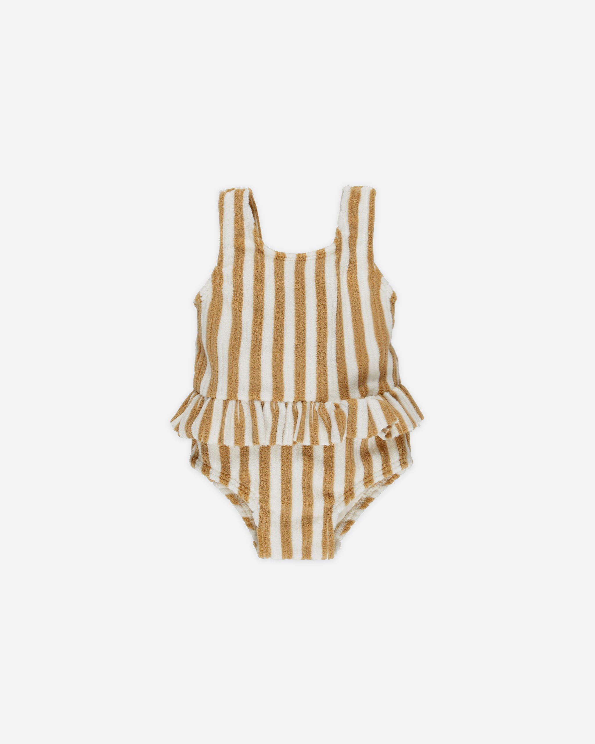 Skirted One-Piece || Marigold Stripe