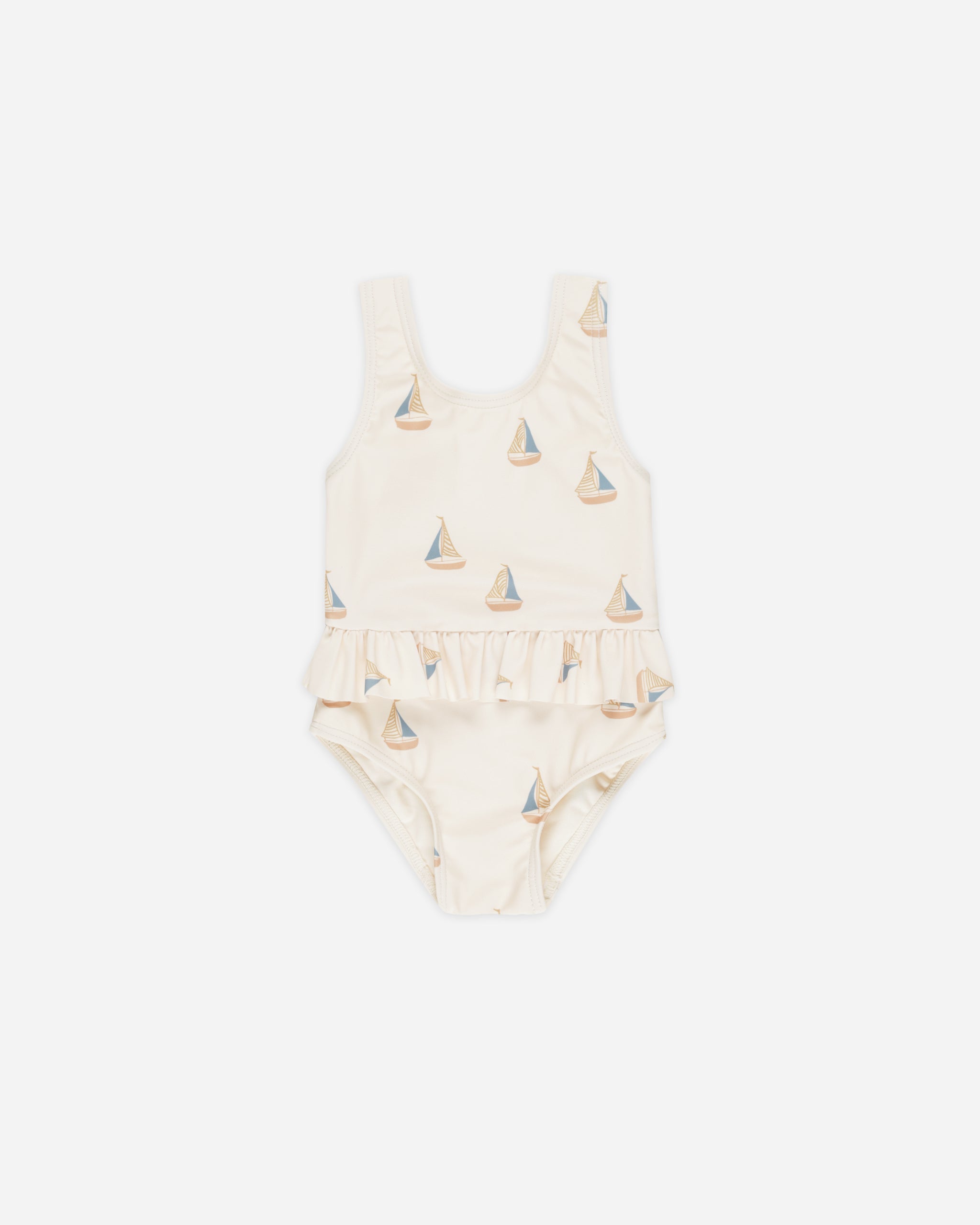 Skirted One-Piece || Sailboats