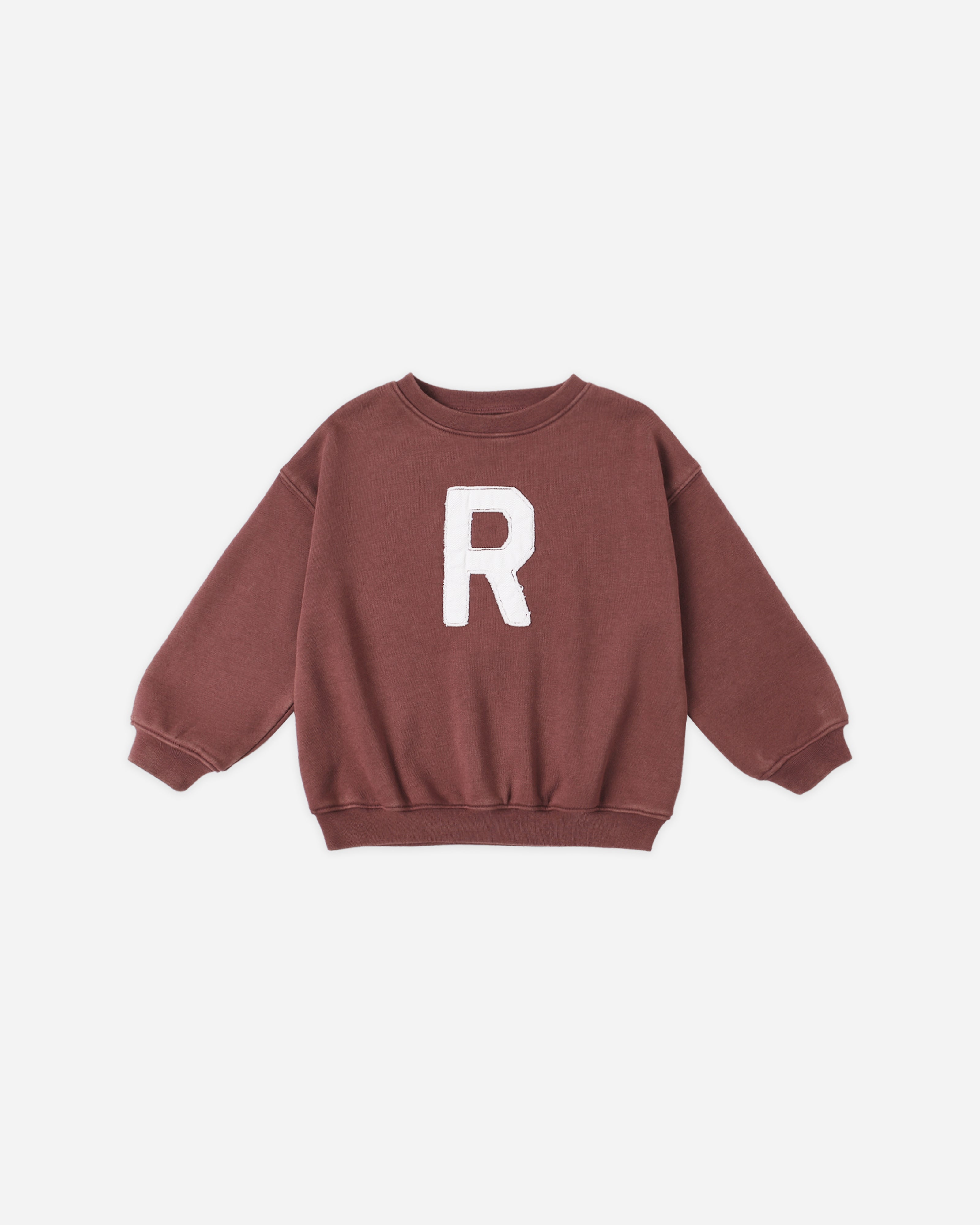 Relaxed Sweatshirt || *Burgundy